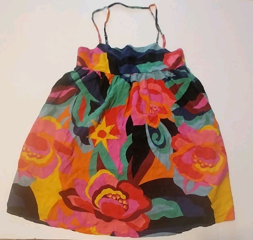 Olivaceous Floral Dress Sleeveless Knee Length SIZE MEDIUM
