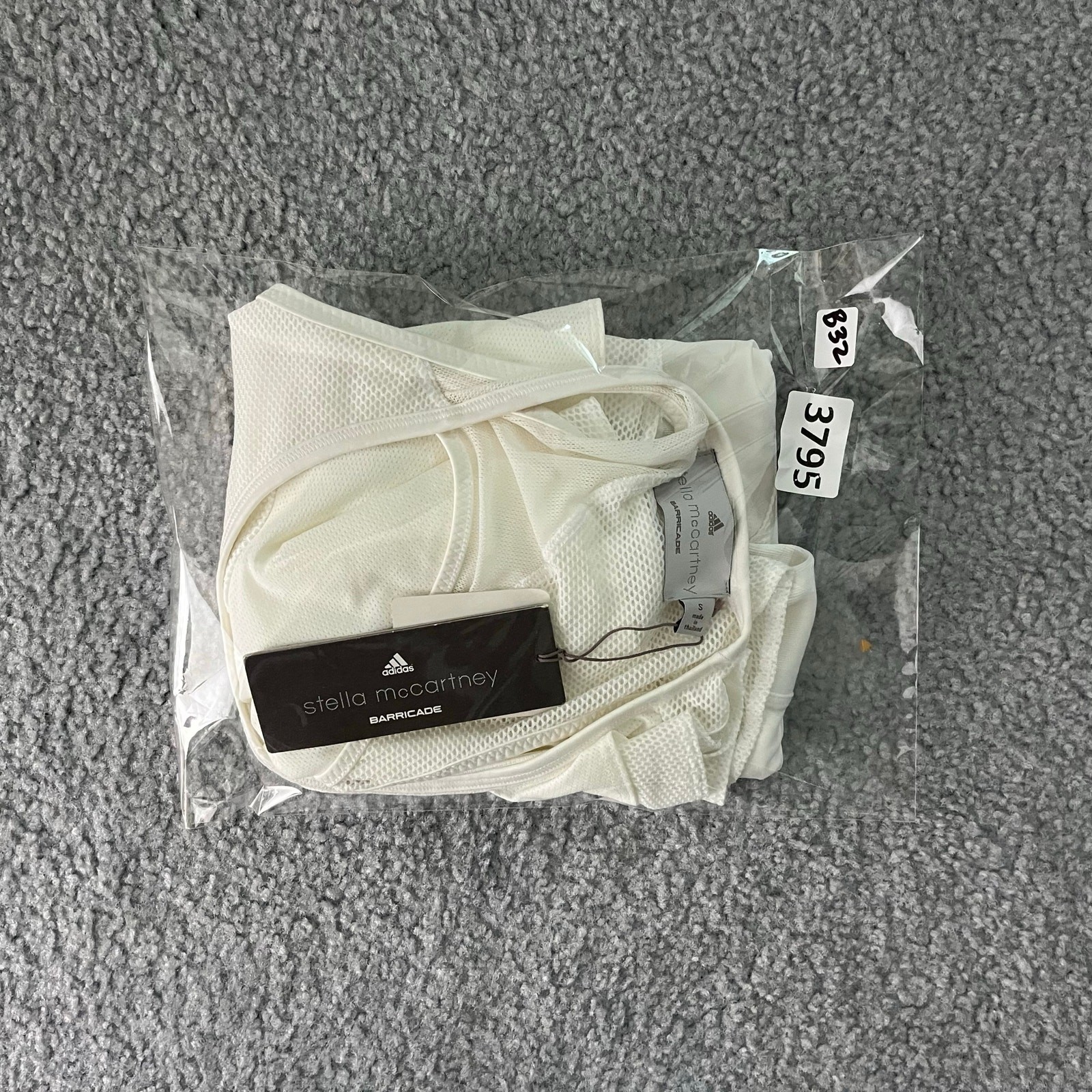 Adidas Stella McCartney Barricade Tennis Dress Womens Small White Open Back NWT