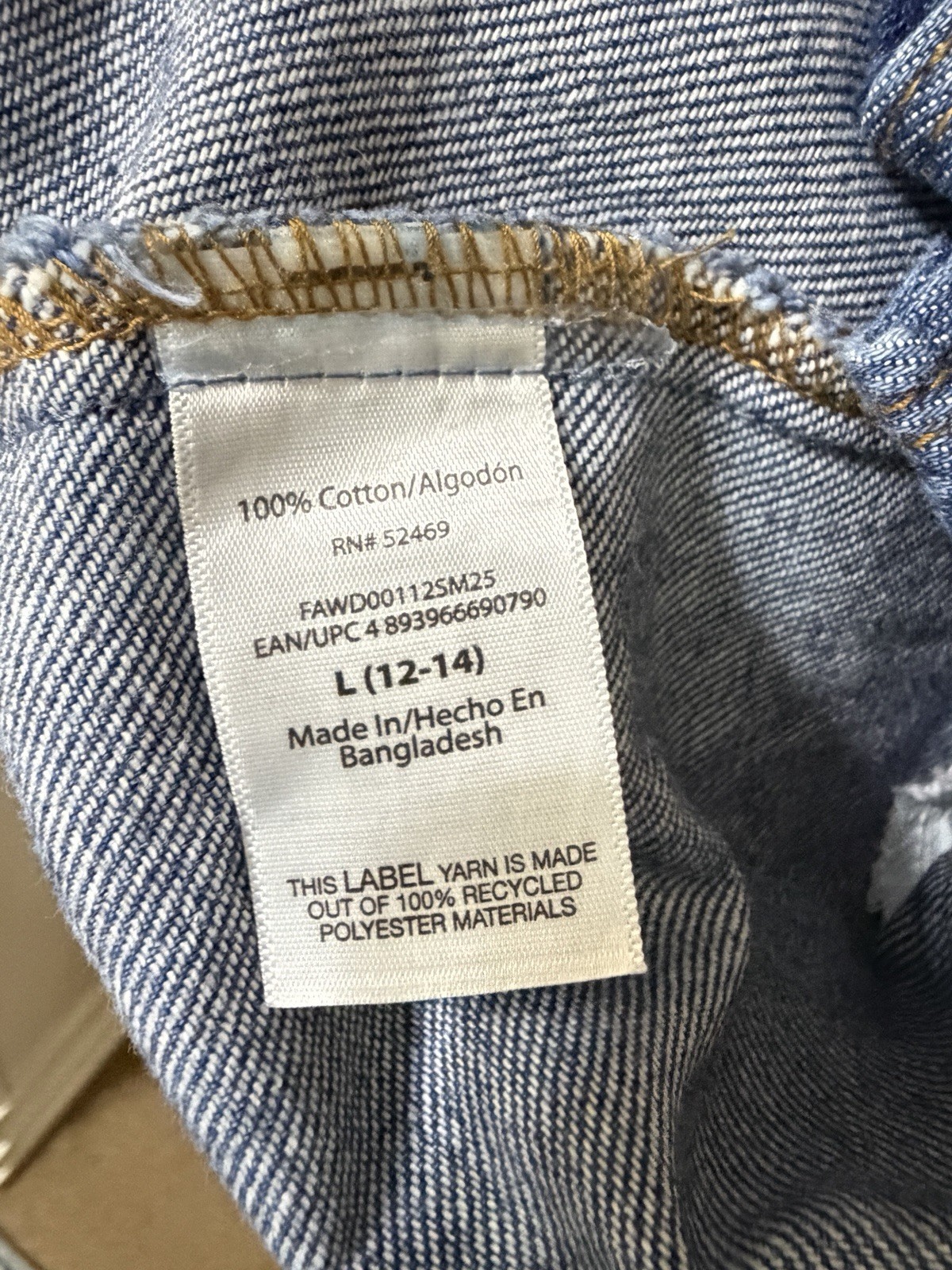 Free Assembly Denim Mini Dress Blue Solid Button Front Sleeveless Scoop Neck L