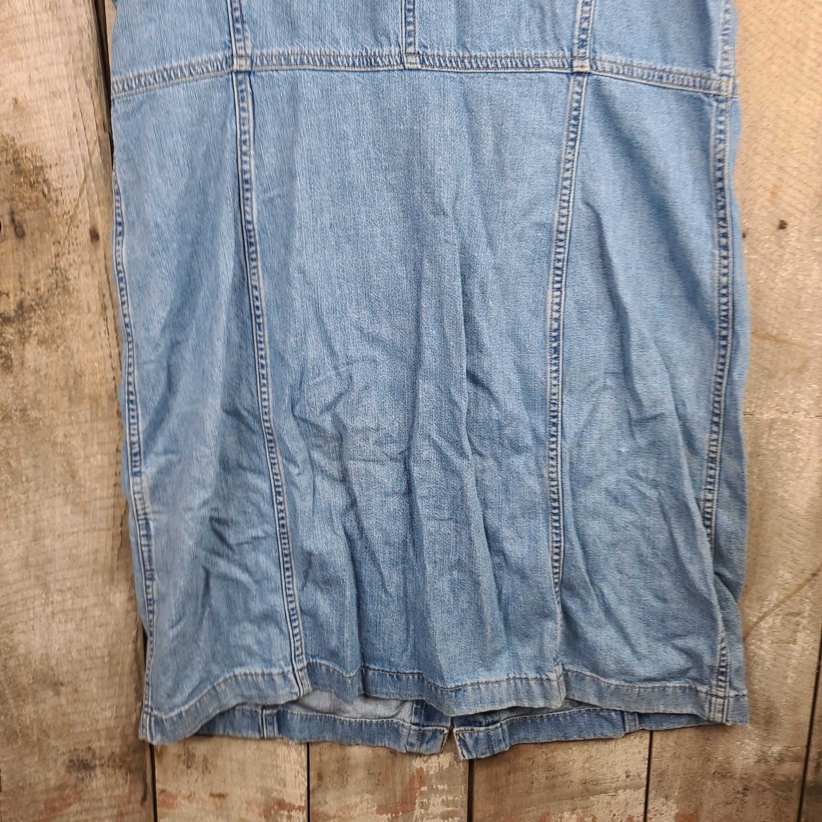 Levi’s Alisha Way Back When Denim Short Dress Blue Jean Sleeveless Size XL