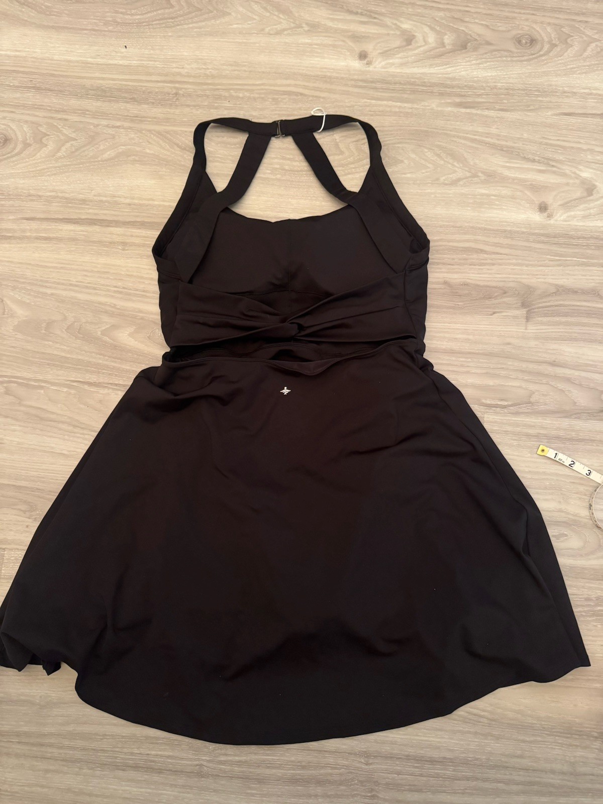 HALARA | SoftlyZero Airy Backless Twisted Flare Dance Active Dress | Size L
