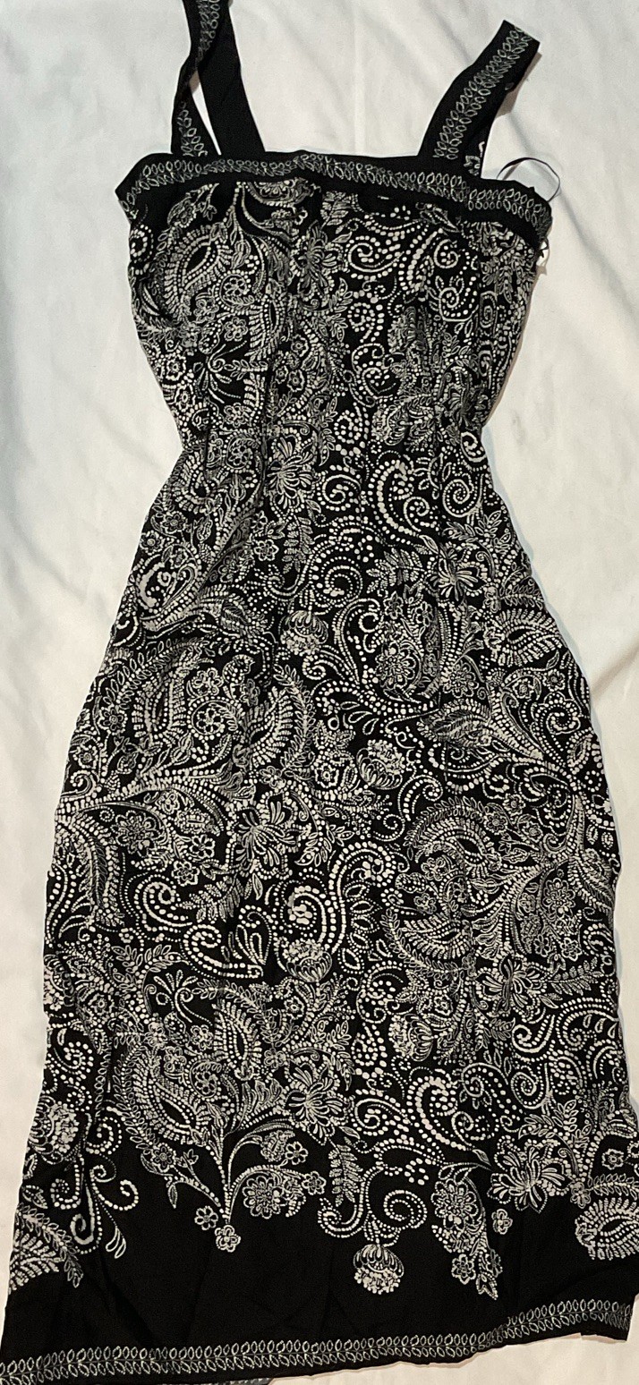 ➿ VINCE CAMUTO By The Moonlight Women’s maxi dress, Rich black, large