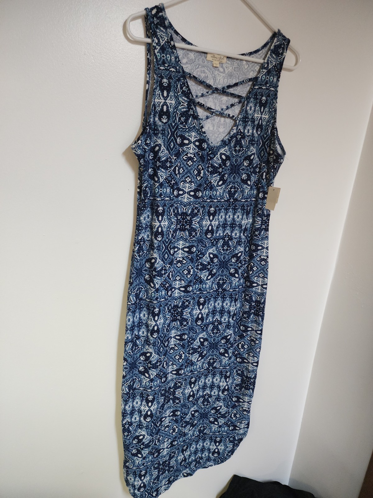 Ultra Flirt Dress Blue Multicolor – New With Tags – Women’s XL