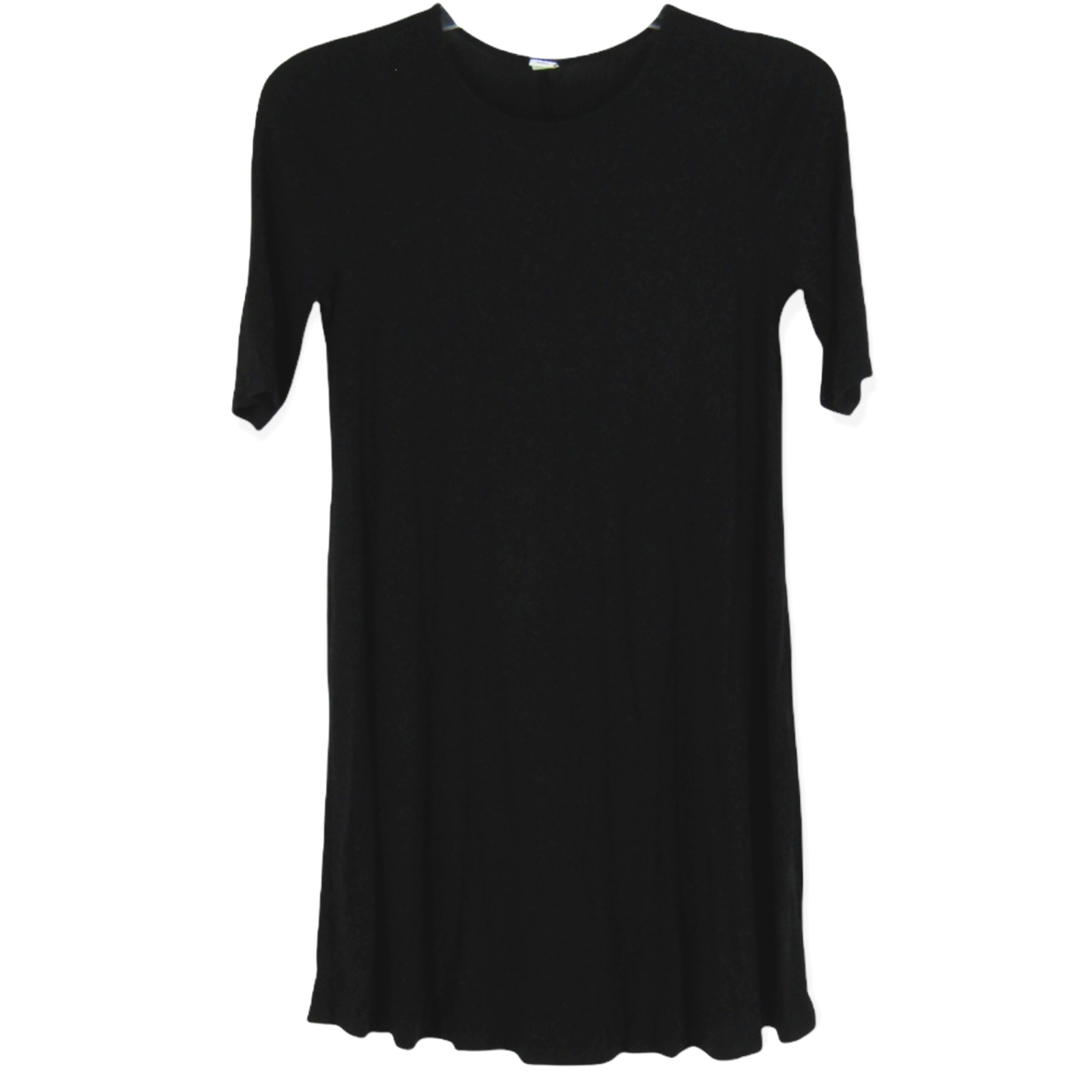 Old Navy Women’s Black crew Neck short Sleeve dress Knit Small LBD