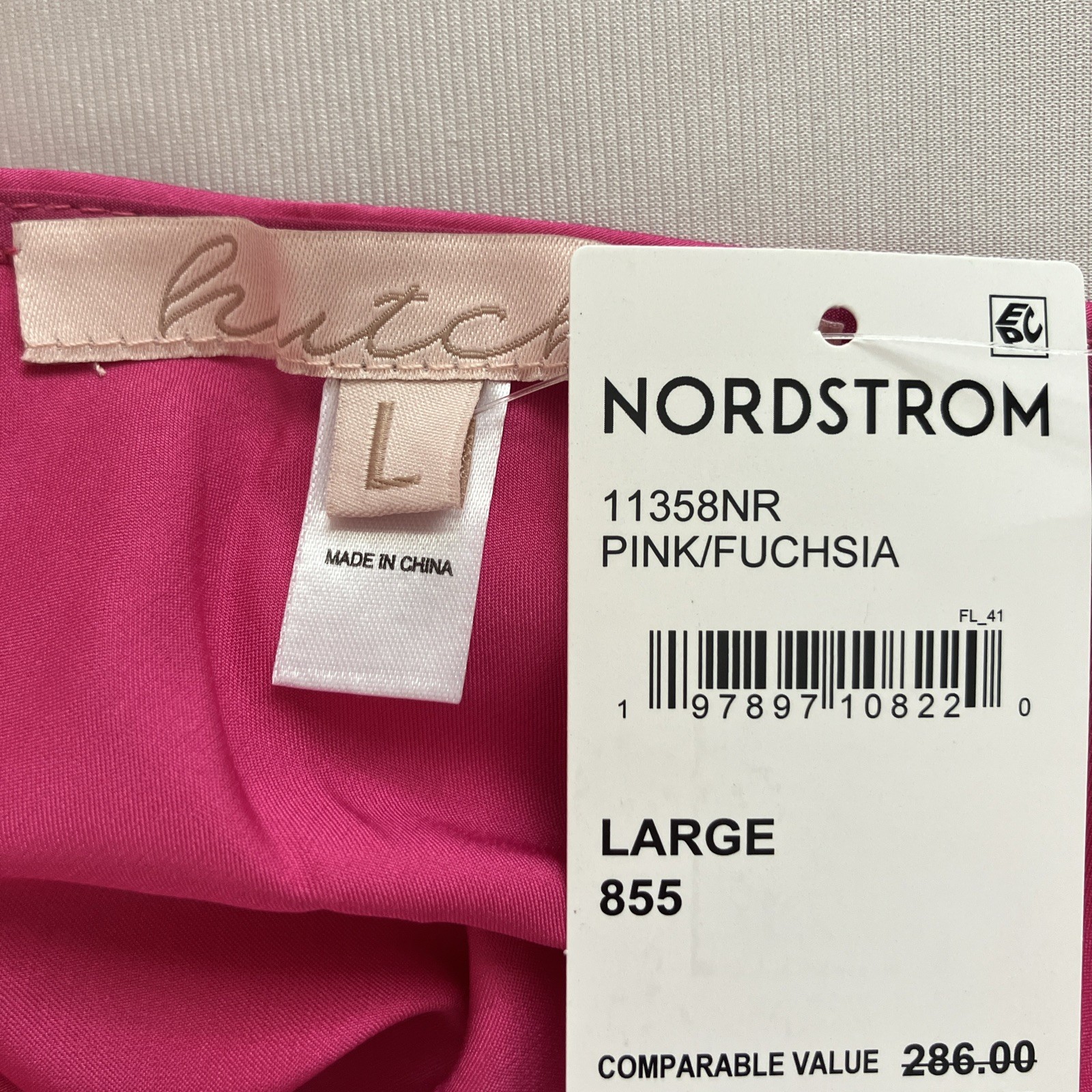 Hutch Anthropologie Satin Slip Dress Women Large Pink Fuchsia Midi Wedding Guest