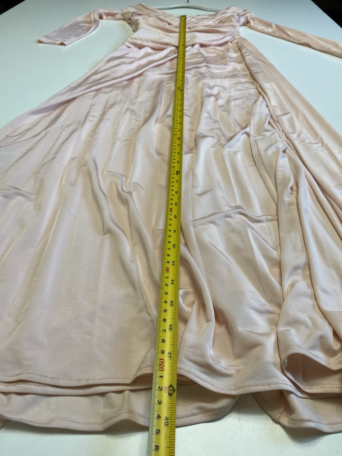 Ralph Lauren Collection Purple Label M Elegant Long Jersey Dress Pink $2990 MSRP