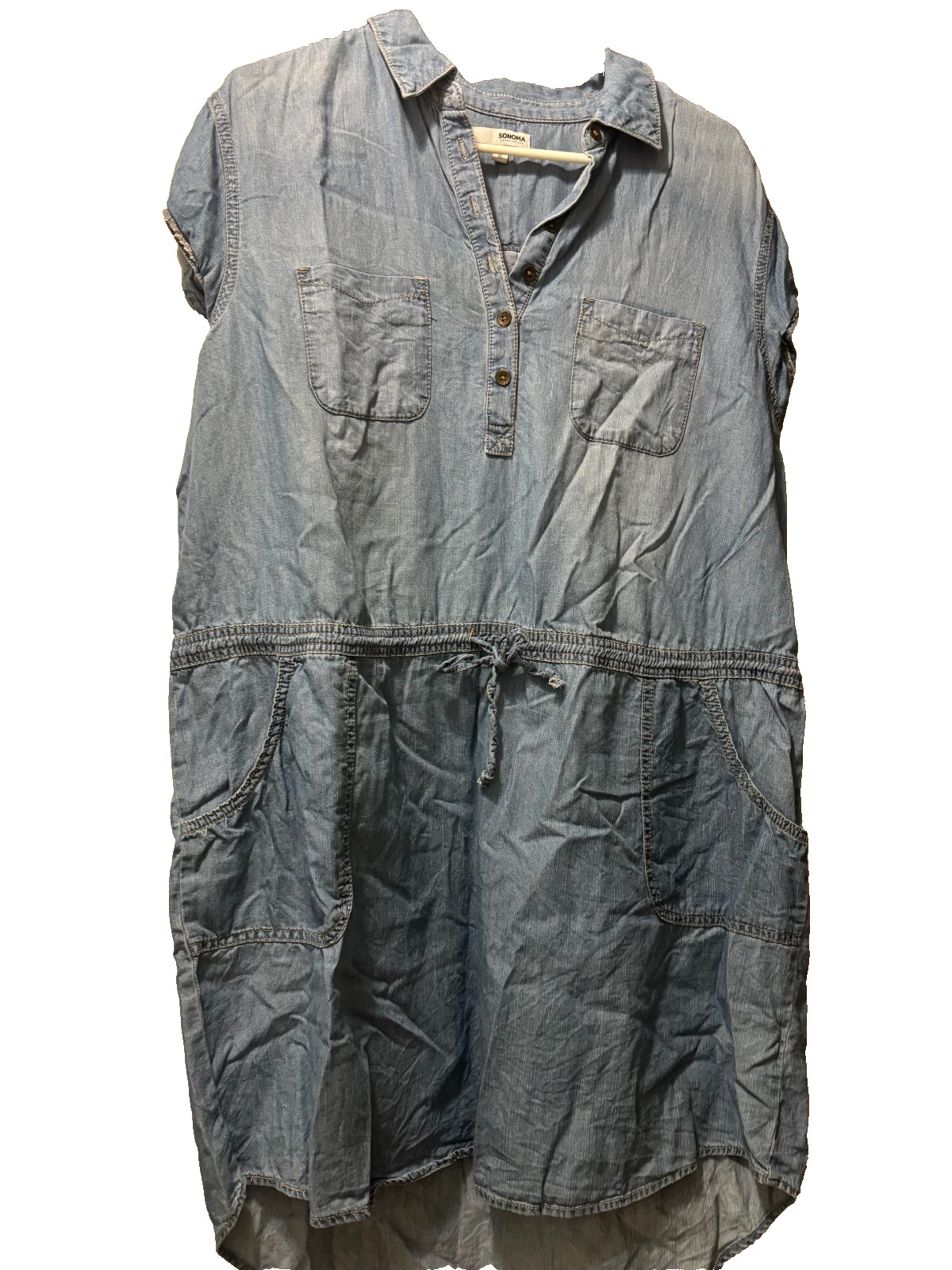 SONOMA XL Cotton Dress Denim with Pockets and Buttons