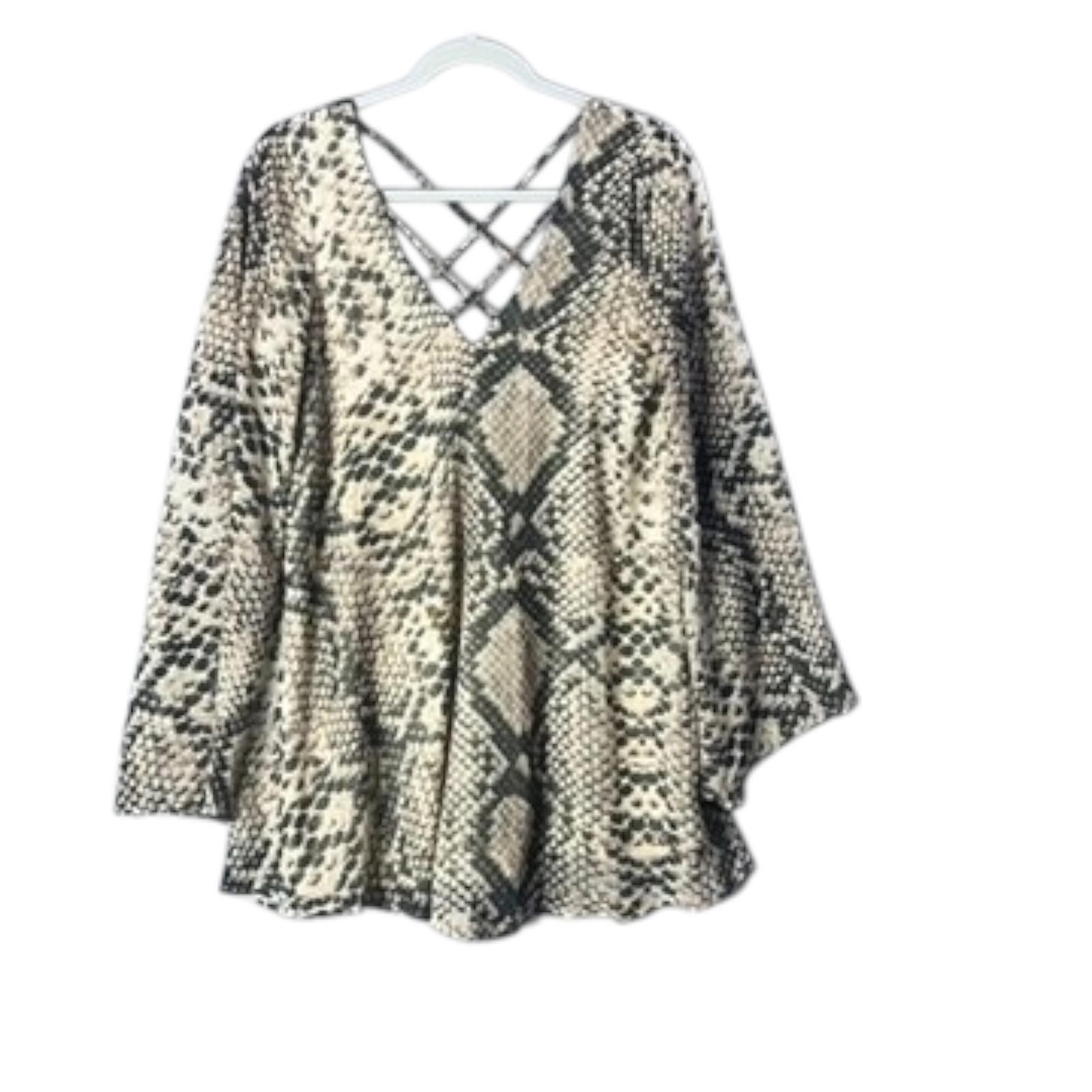 Show Me Your MuMu Joni Flow Python Print Mini Dress Size X-Small