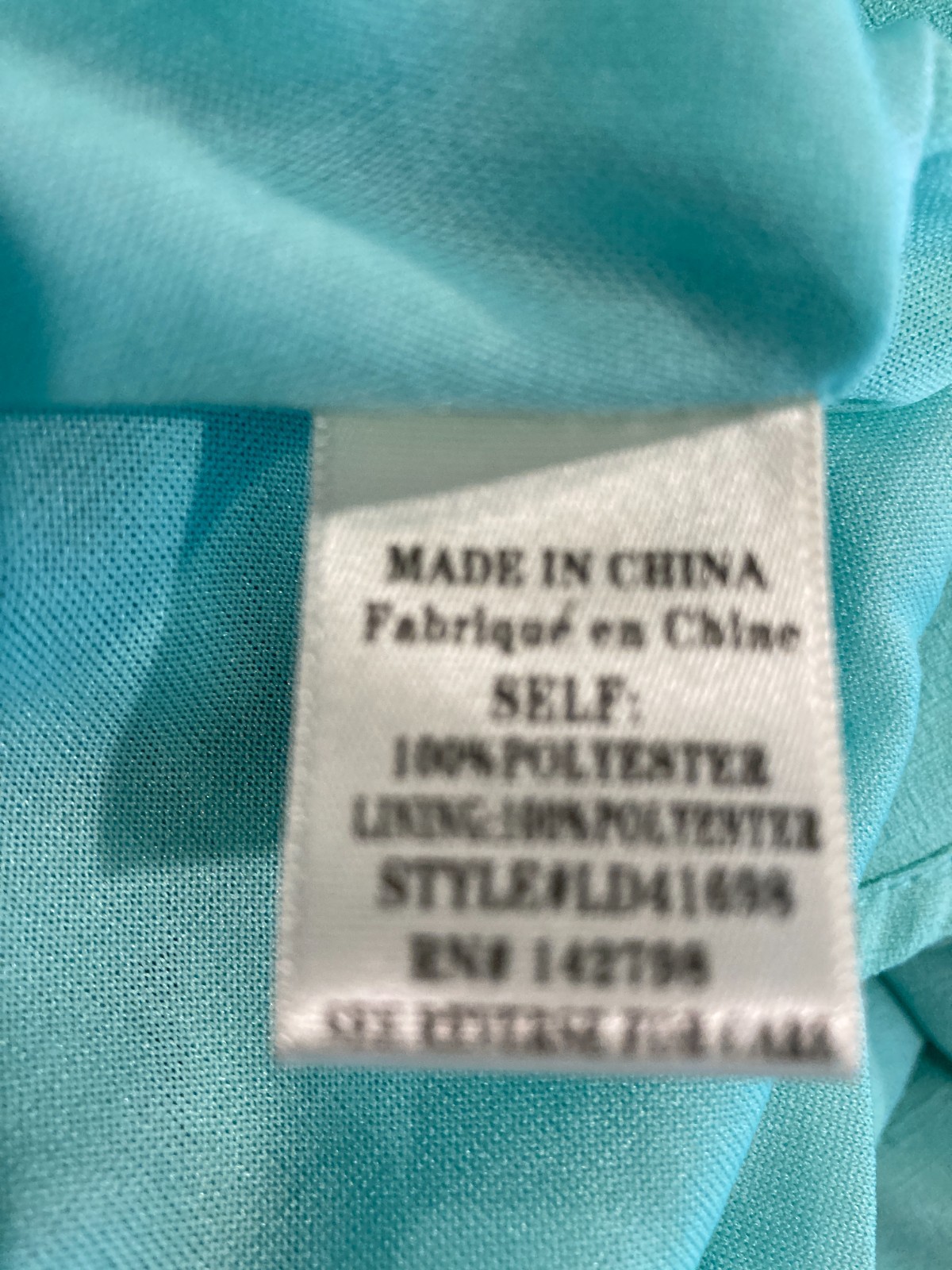 Filly Flair Tunic Dress, Small, light green, Crisscross front back zipper lined