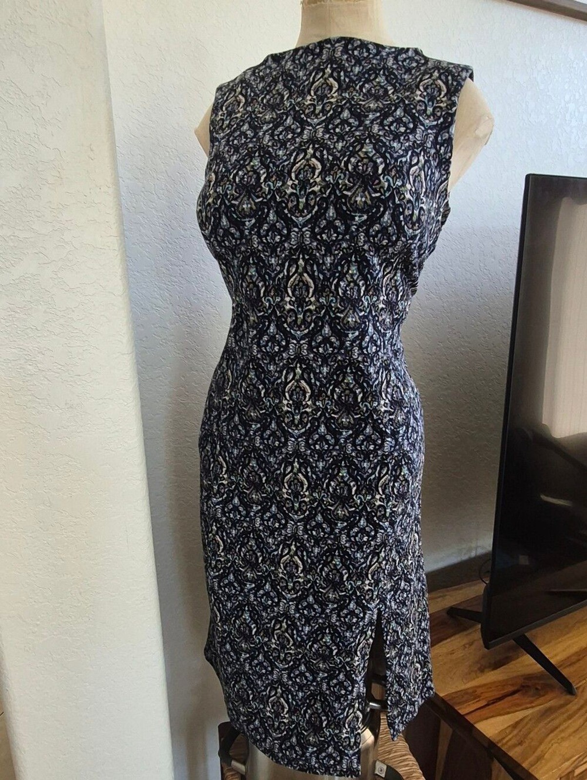 J Jill Cotton Blend Shift Dress Sz Small Petite