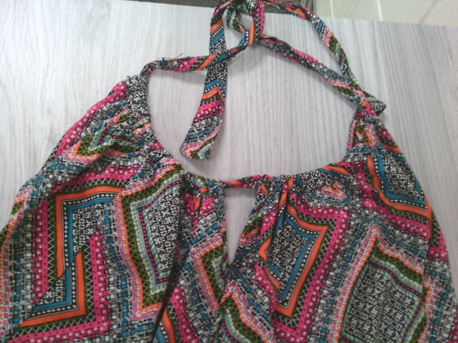 PEP & CO MULTI TIE NECK SUNDRESS – SIZE 8 – WORN ONCE