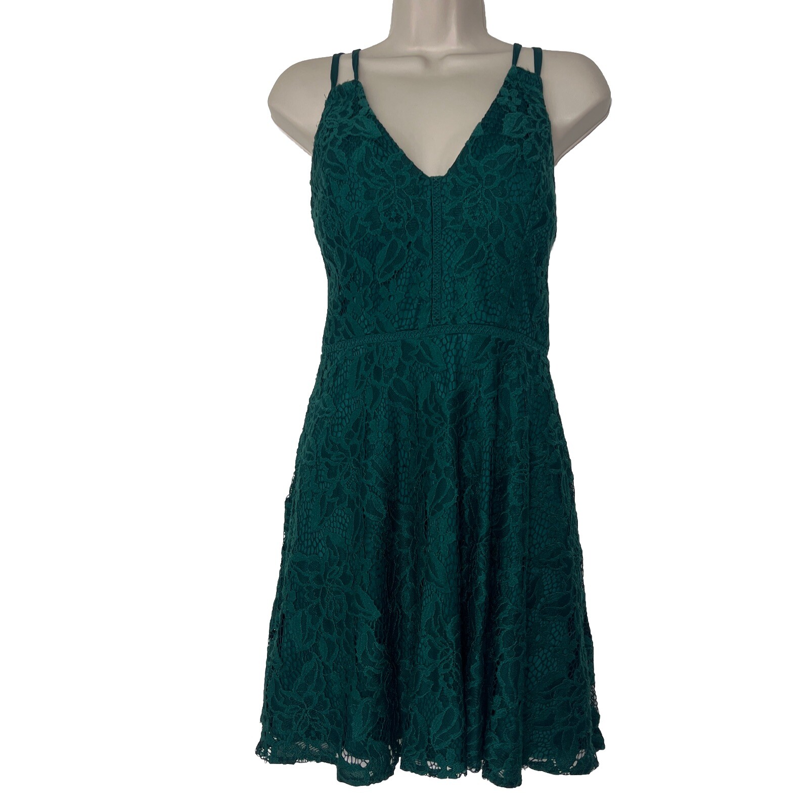 Xtraordinary Dress Women’s Size 11 Sleeveless Fit & Flare Above Knee Mini Lace