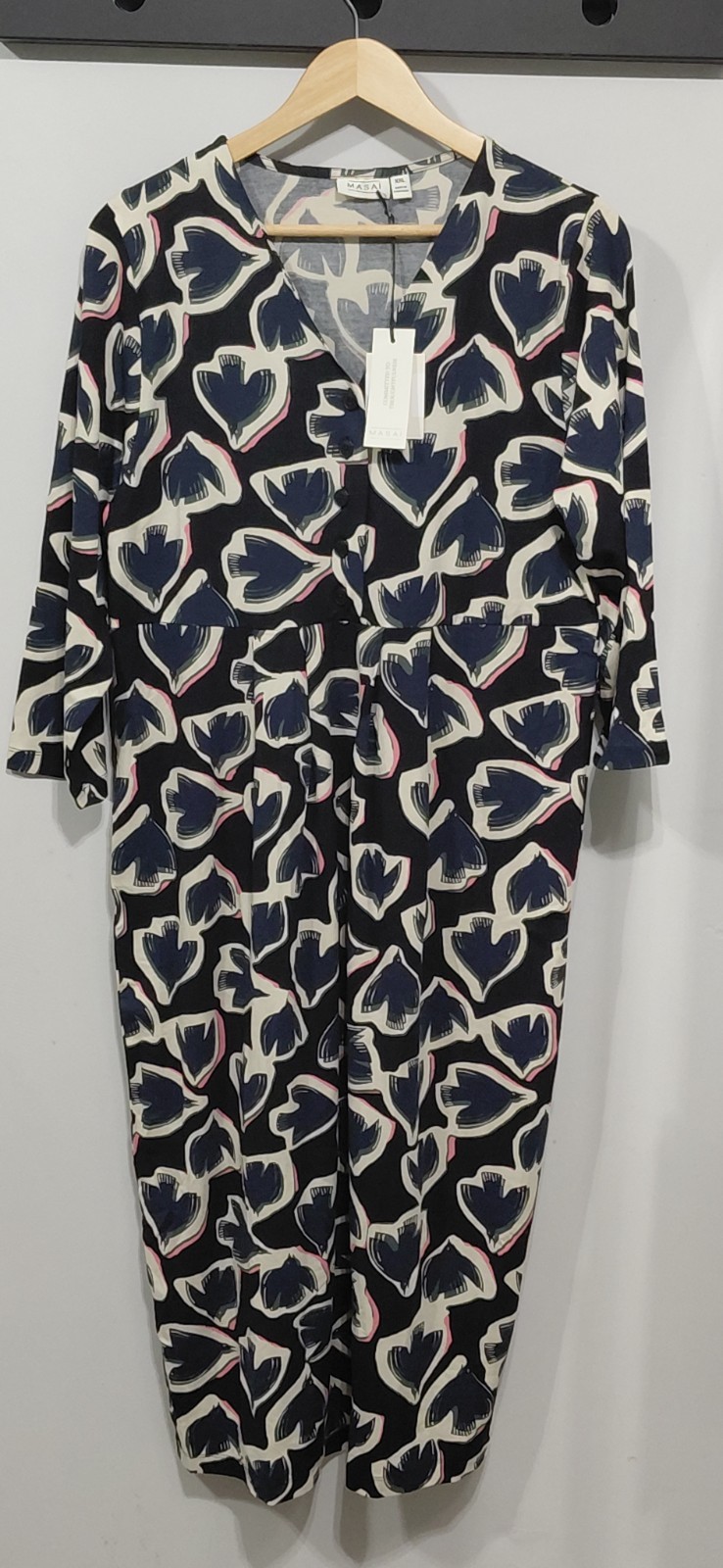 Masai Copenhagen MaNemil Jersey Midi Dress XXL UK18–20 – BNWT – Scandi Minimal