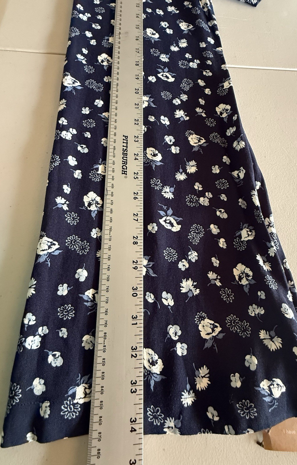 Reformation Beth Dress Blue Floral Mini Keyhole Button Back Shift XS Moody