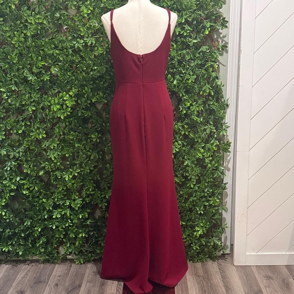 Infinite Glory Wine Red Dress