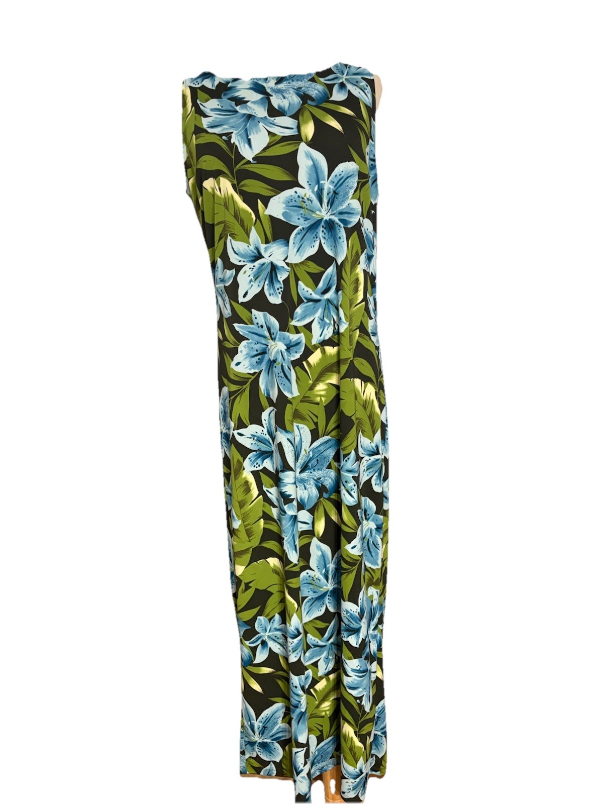 Style & Co Collection Women’s Medium Floral Dress Blue/green