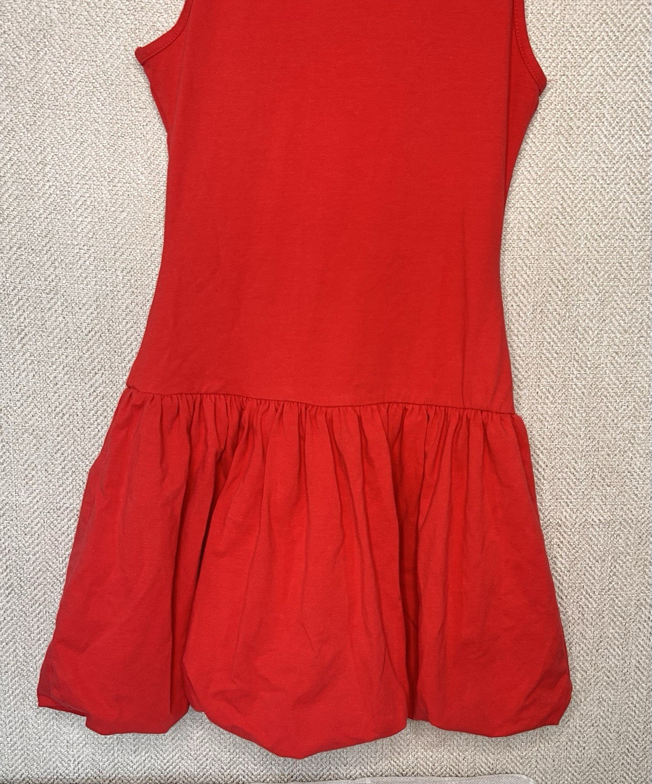 Arden B. Drop Waist Bubble Hem Sleeveless Mini Tank Dress Knit S