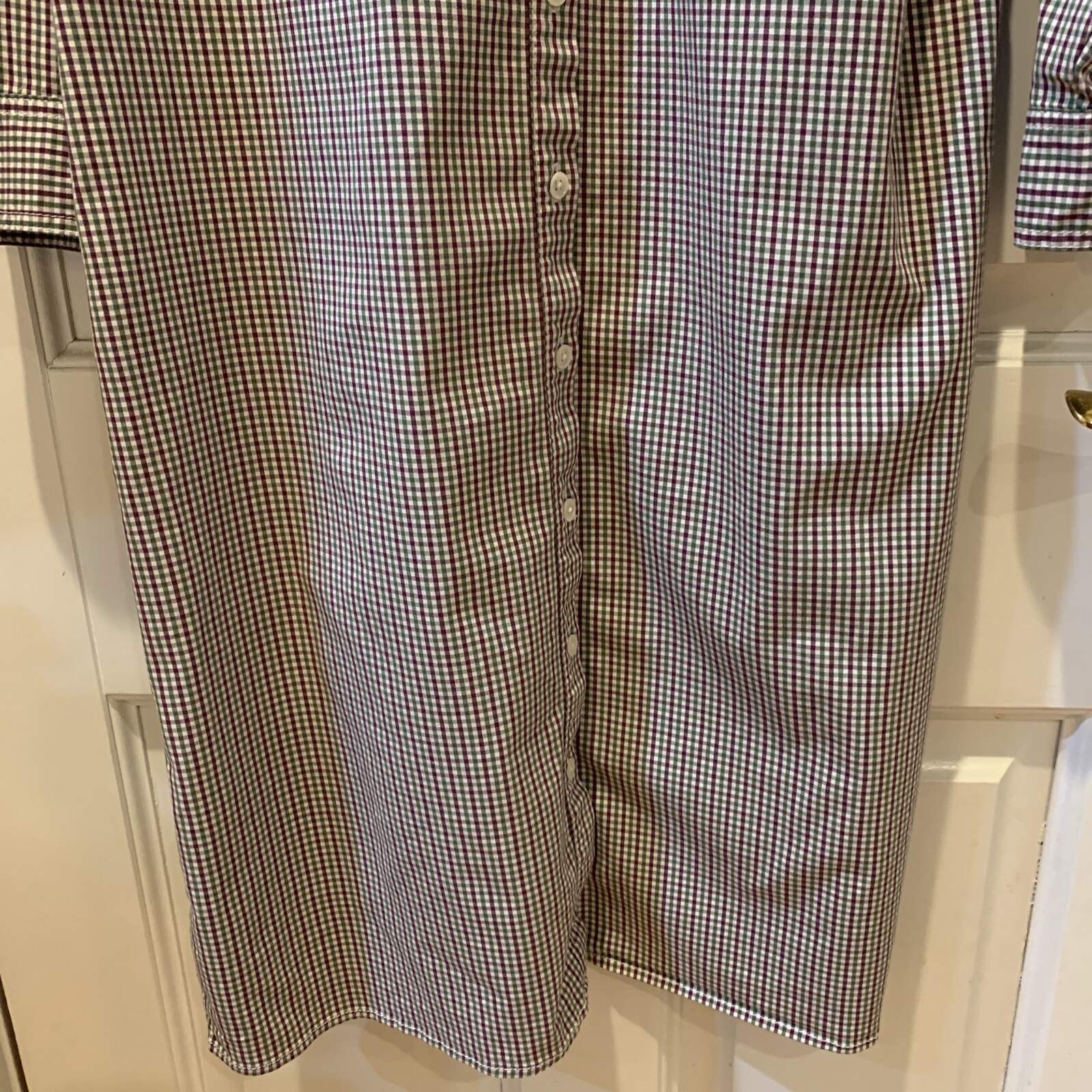 Lands’ End Canvas Button Up Shirt Dress, Size 10