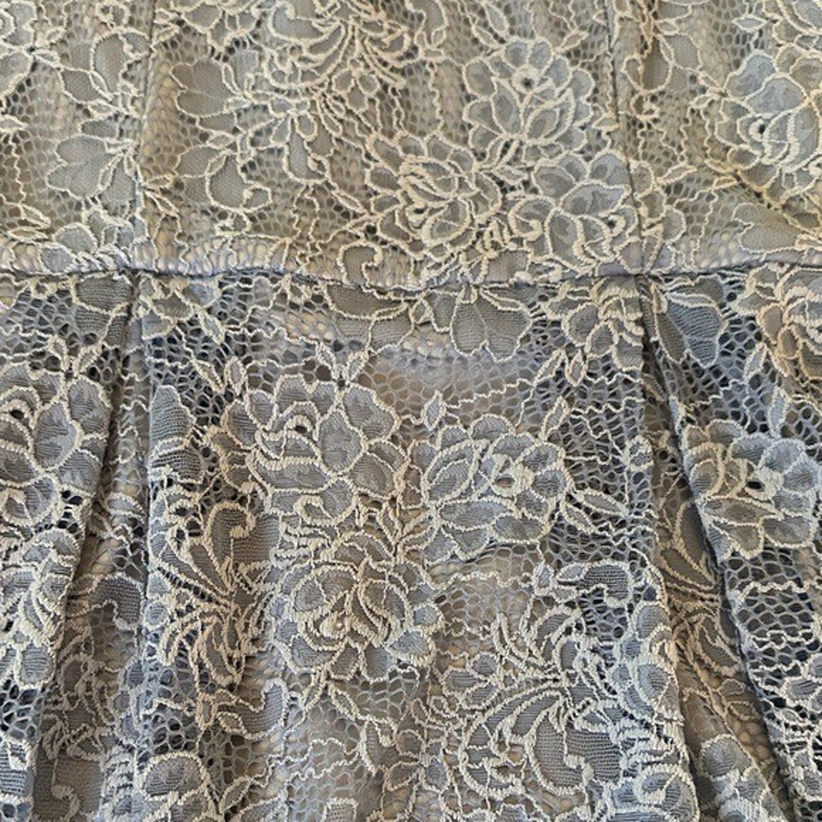 Single Blue Lace Mini Dress