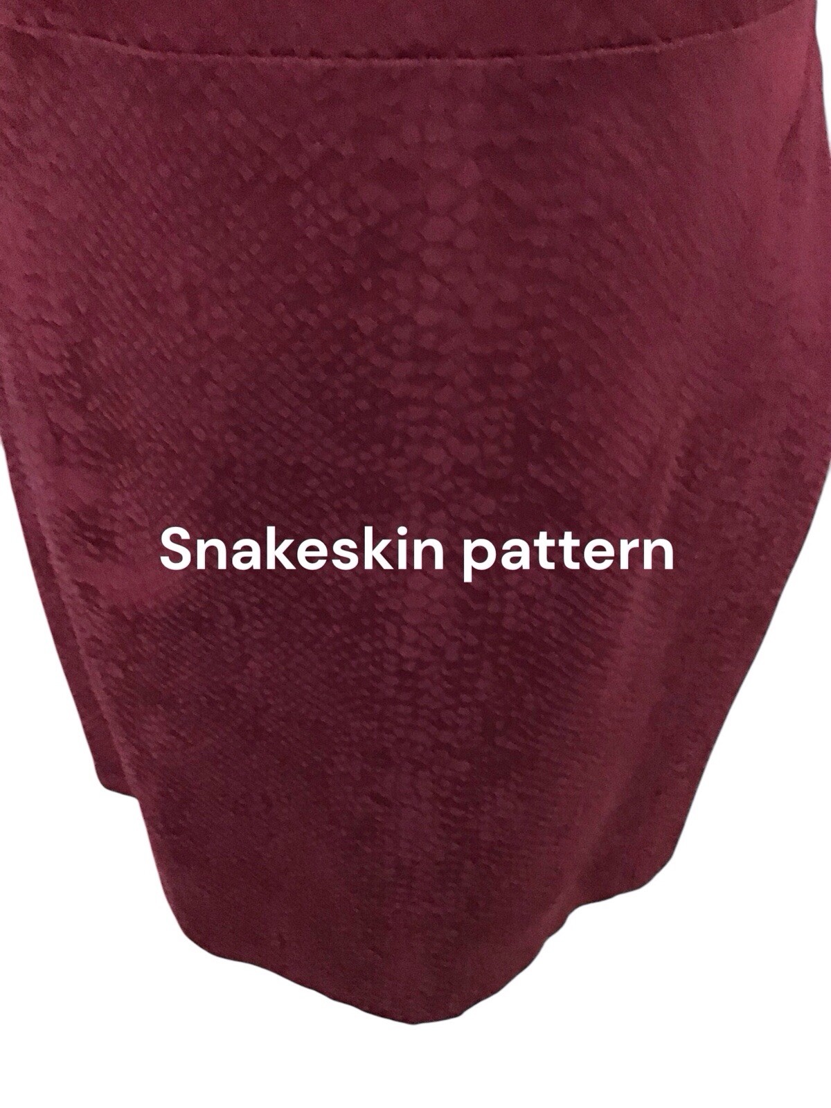 Coast Raspberry Pink Snakeskin Short 34” Dress Size 16 Ec Fit 14-16