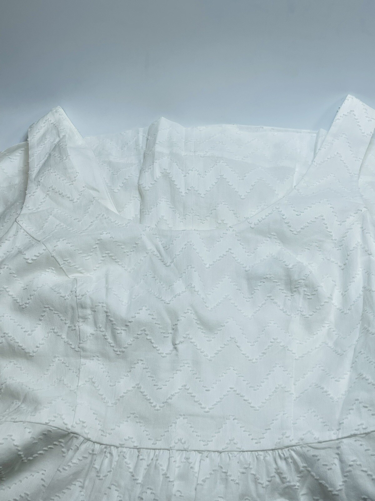 Vineyard Vines White Summer Dress Size 0 Fit & Flare Cotton Sleeveless Lined EUC