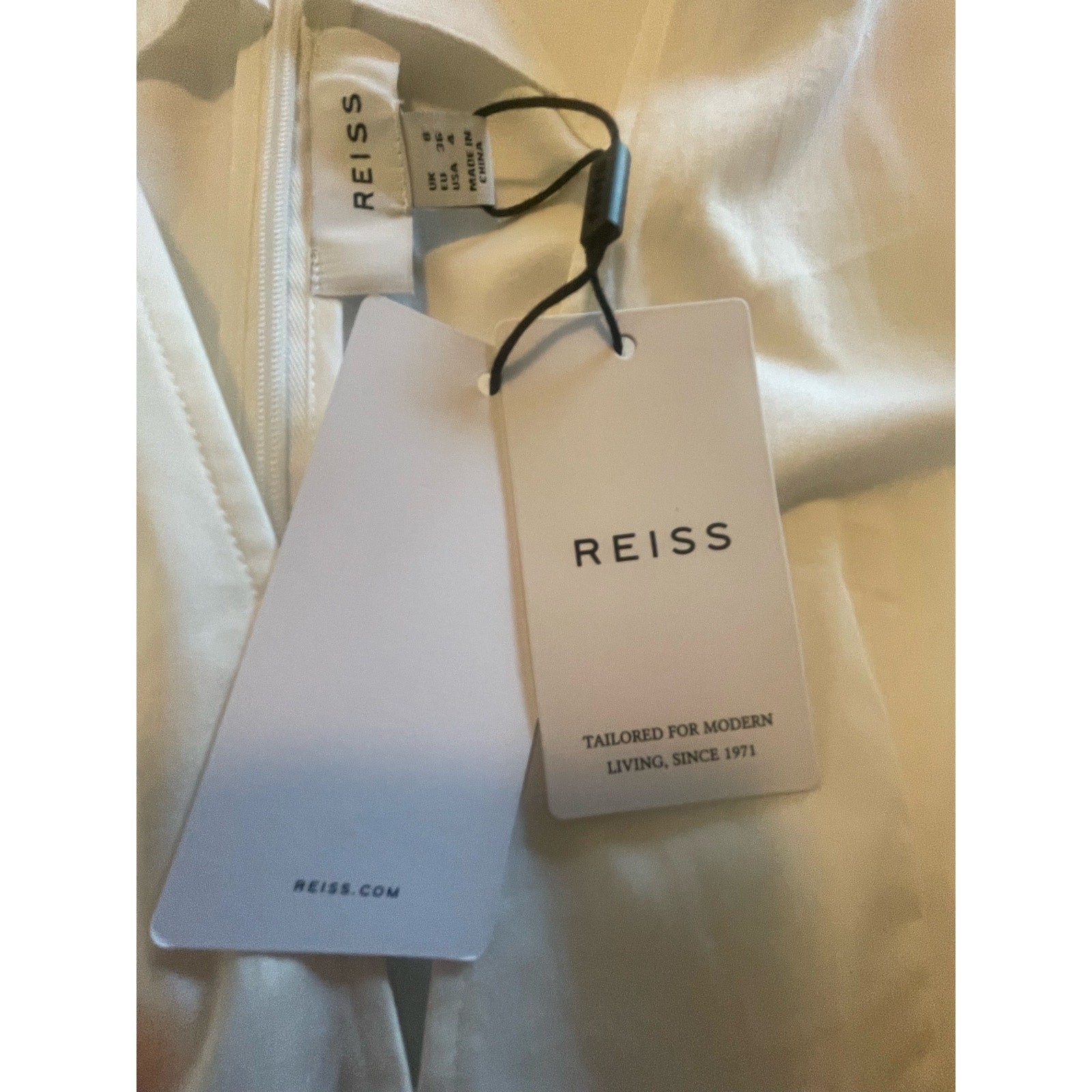 REISS Yana High-Low Mide Dress
