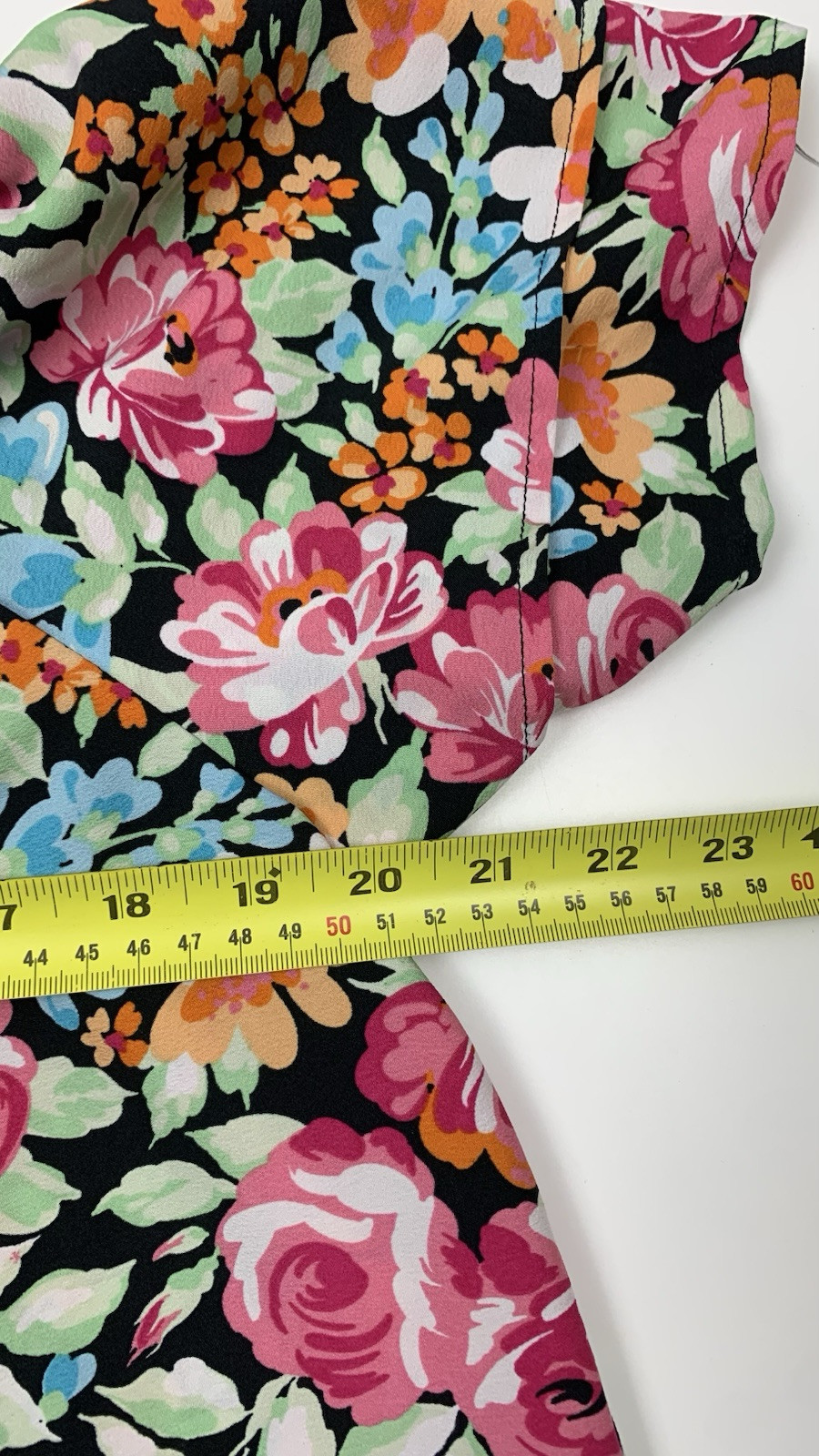Multicoloured Floral Off The Shoulder Summer Dress Size 14