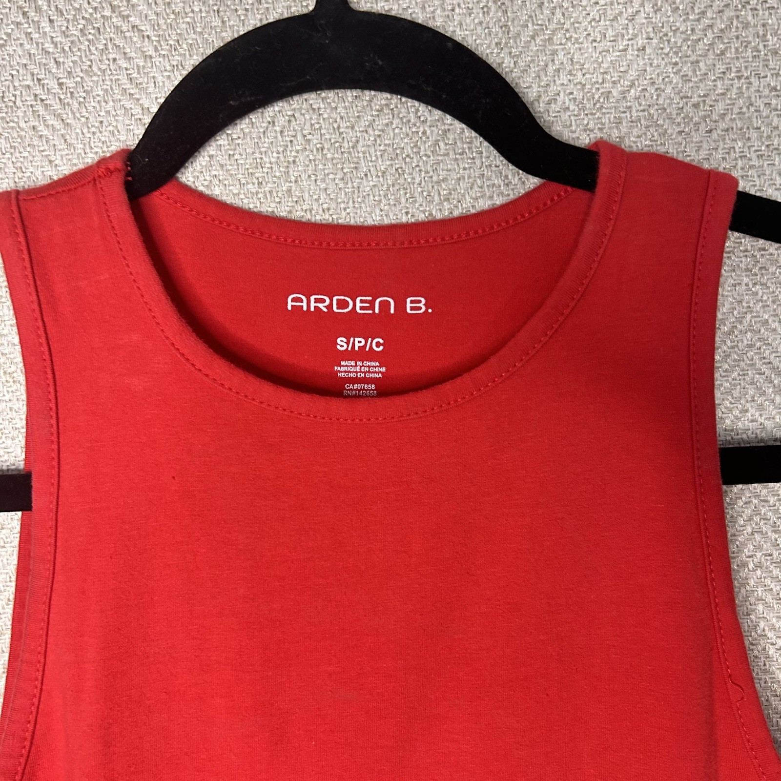Arden B. Drop Waist Bubble Hem Sleeveless Mini Tank Dress Knit S
