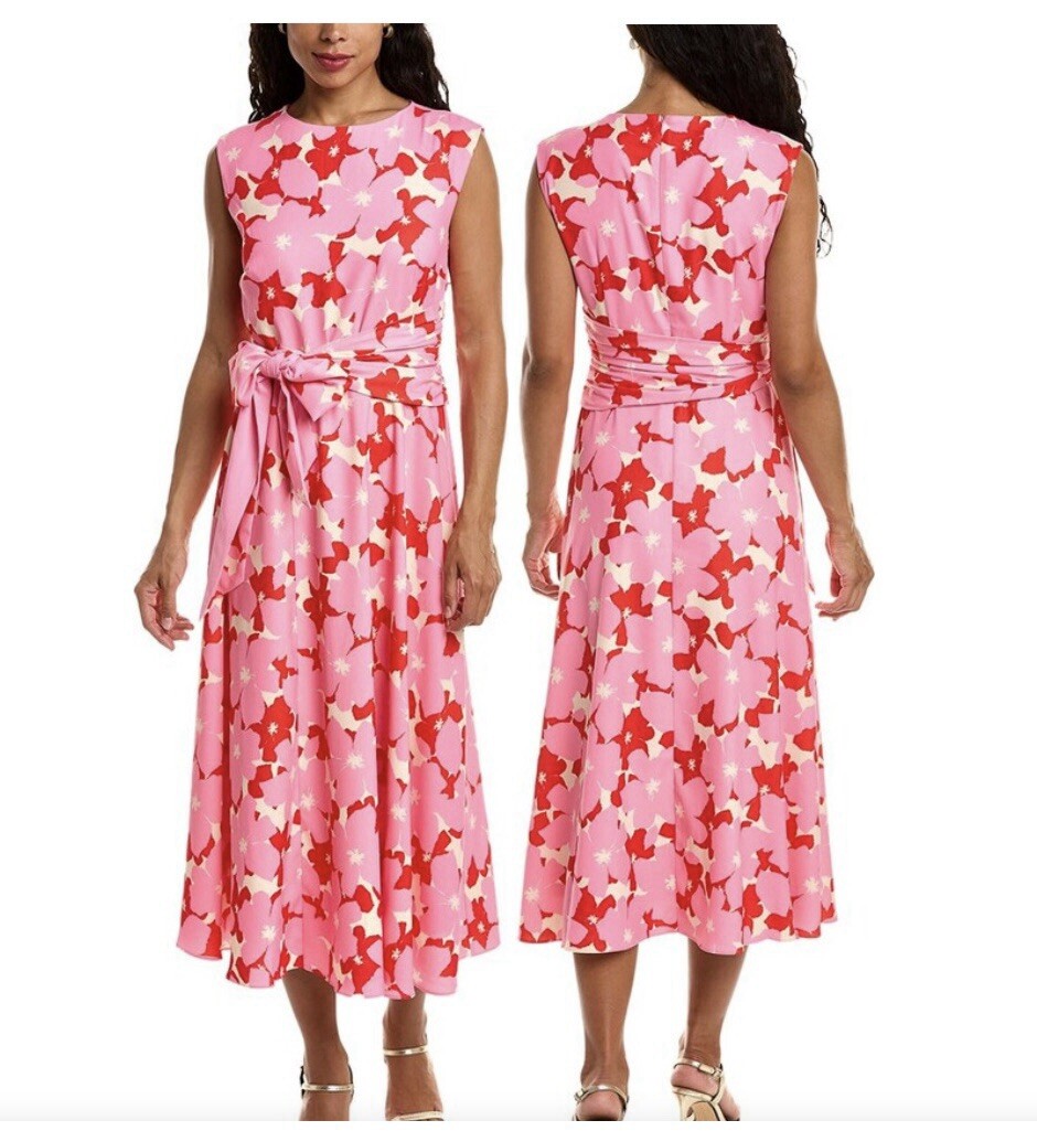 BNWT Alexia Admor Paris Draped Midi Dress -Size 14. Originally $245