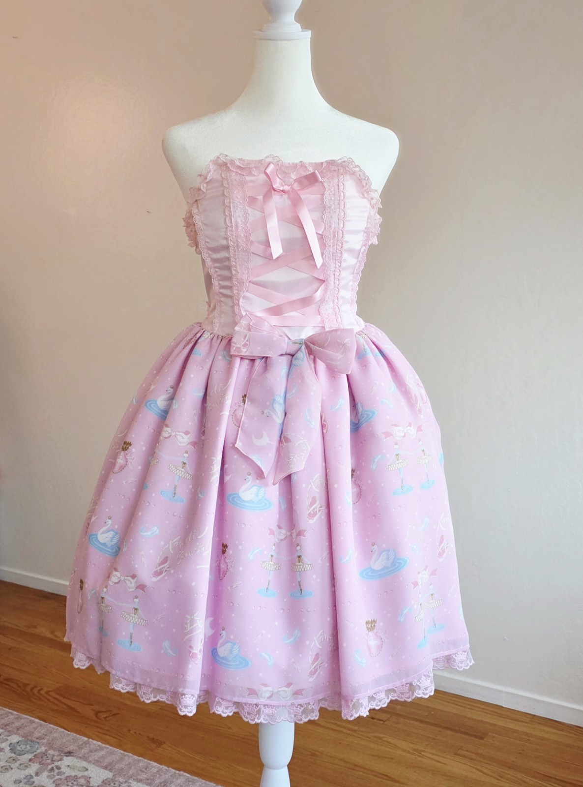 Angelic Pretty Etoile Twins Boned Corset Bustier JSK Lolita Dress Japan