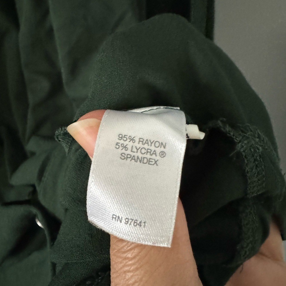 Green Button-Down Dress