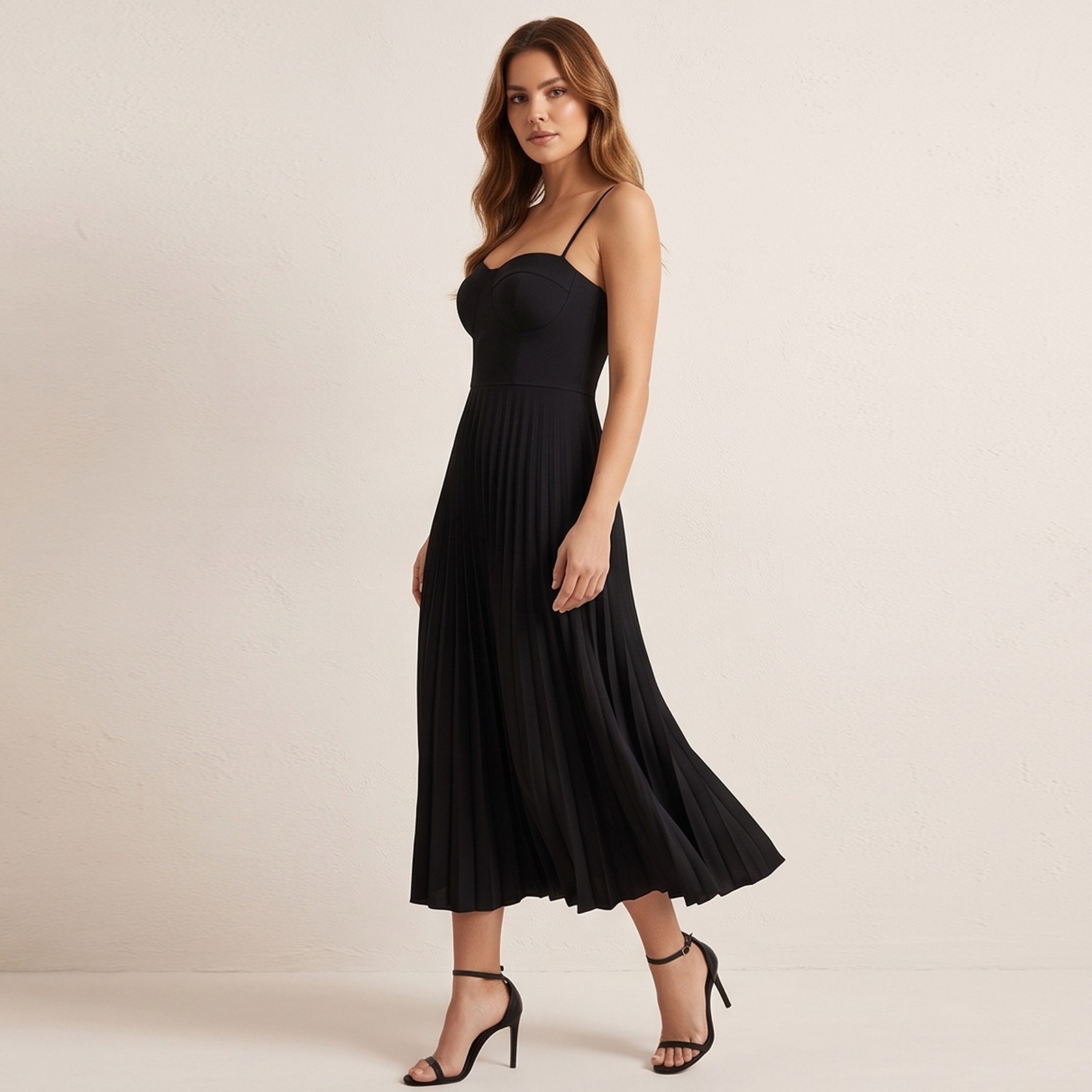 Black Eclipse Demi Dress by FemeAdor – Size EXTRA SMALL (XS) – Made in Ukraine