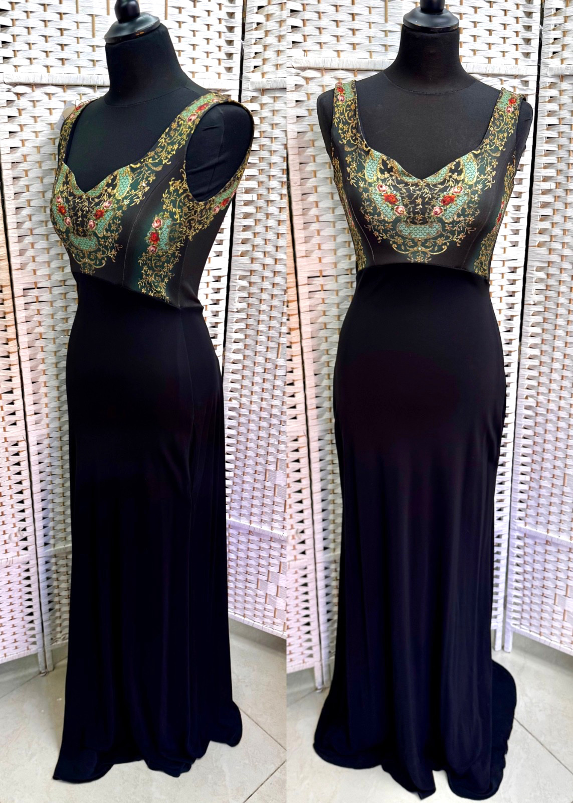 Michal Negrin Elegant Full length Floral dress Size – XS – NWT #1#