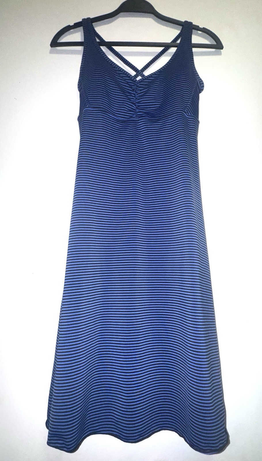 prAna Women’s Quinn Athletic Dress Size Small with Built-In Bra and Halter.