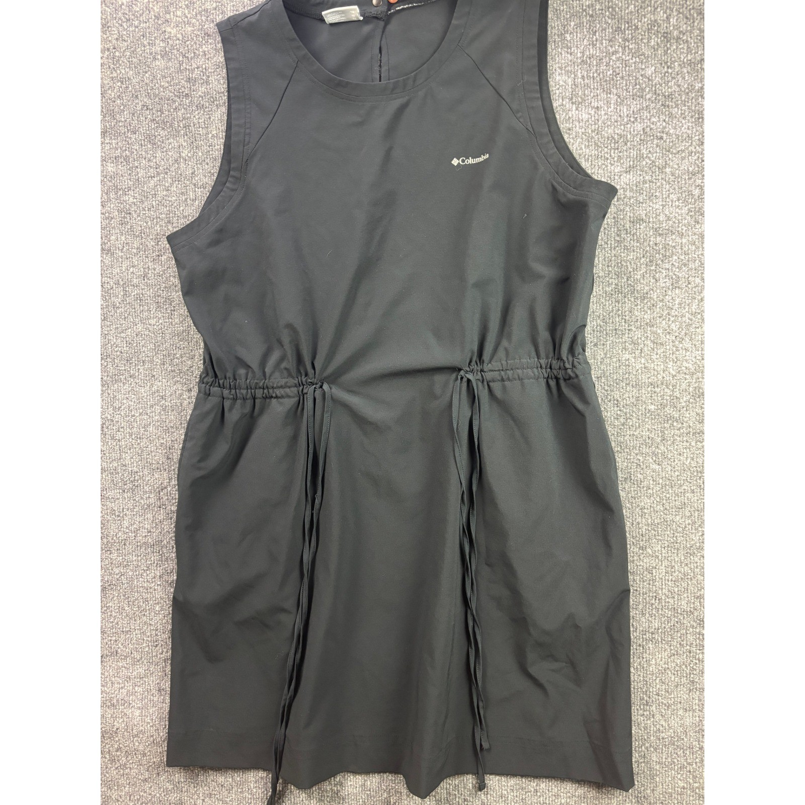 Columbia Bogata Bay Dress Womens XL Sleeveless Drawstring Waist Pockets