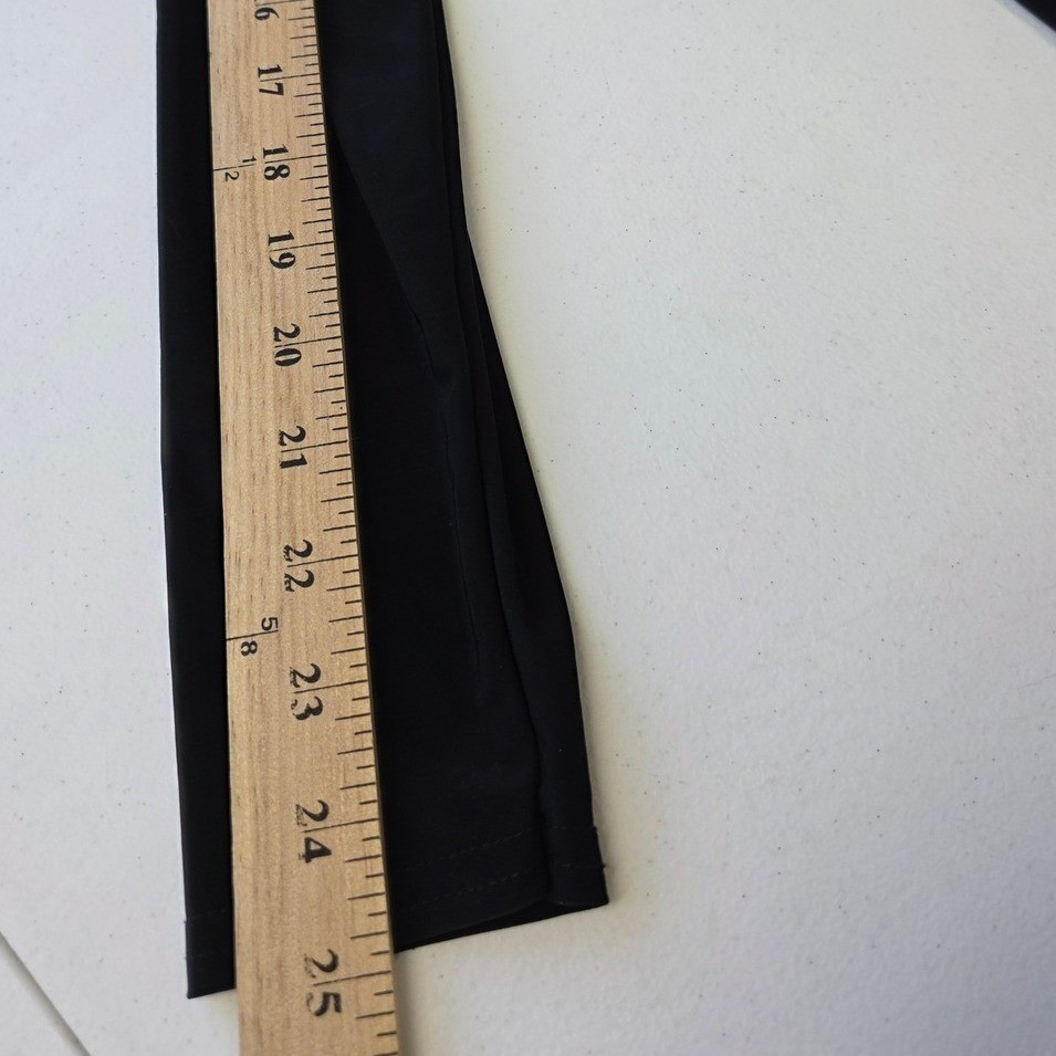 PrettyLittleThing Black Ruched Button Down Maxi Shirt Dress Long Sleeve Size 12