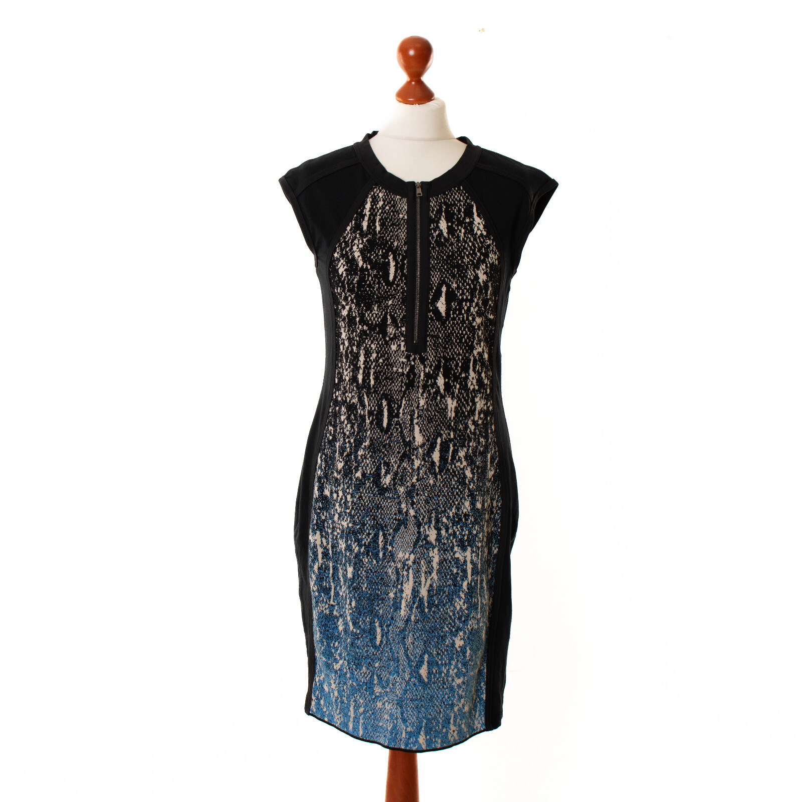 Ladies MARC CAIN Sports Dress Black Size N4 / 40 13181
