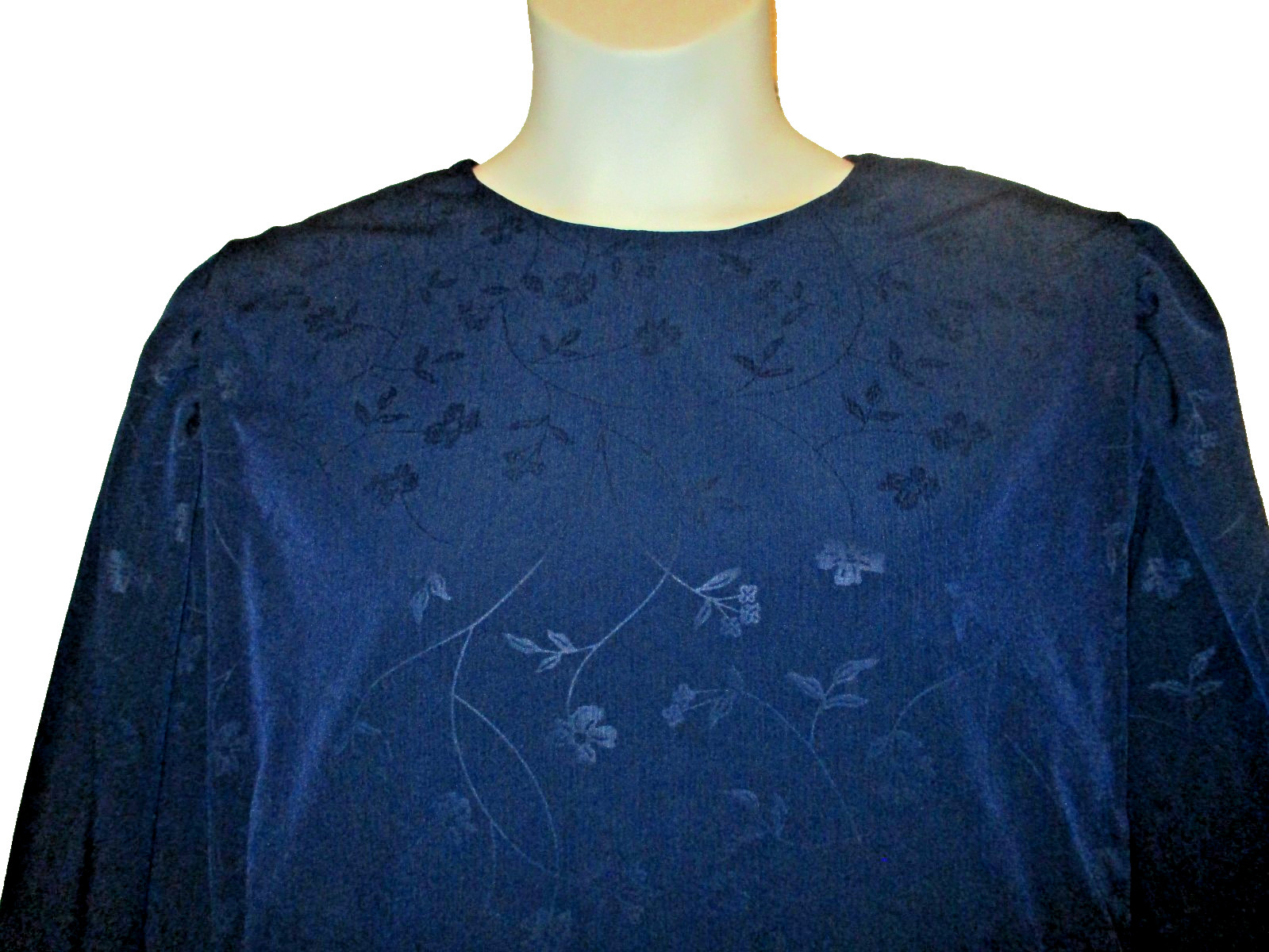 Mennonite Modest Handmade Homemade Cape Dress 56″B x 52″W x 50″L Blue Feminine
