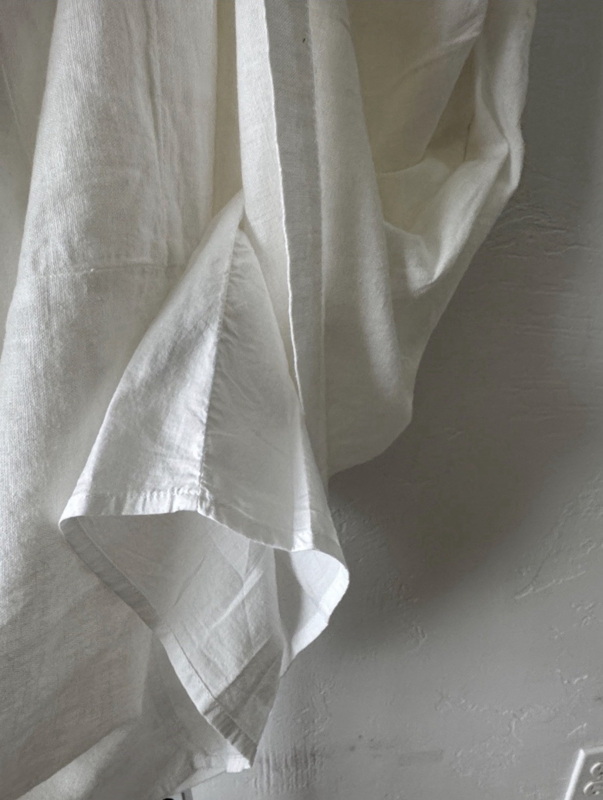 A New Day Women’s White Solid Square Neck Puff Sleeve Linen Blend Mini Dress 17