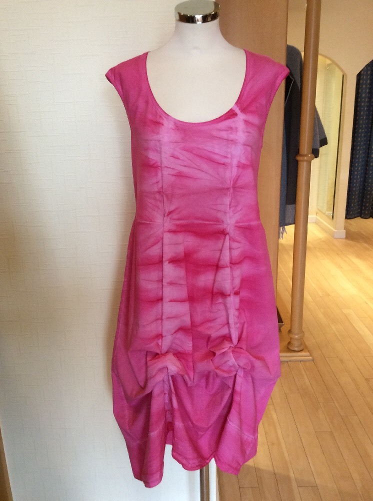 Latte Dress Size 14 BNWT Pink Tie Dye With Adjustable Ruching RRP £114 NOW £35