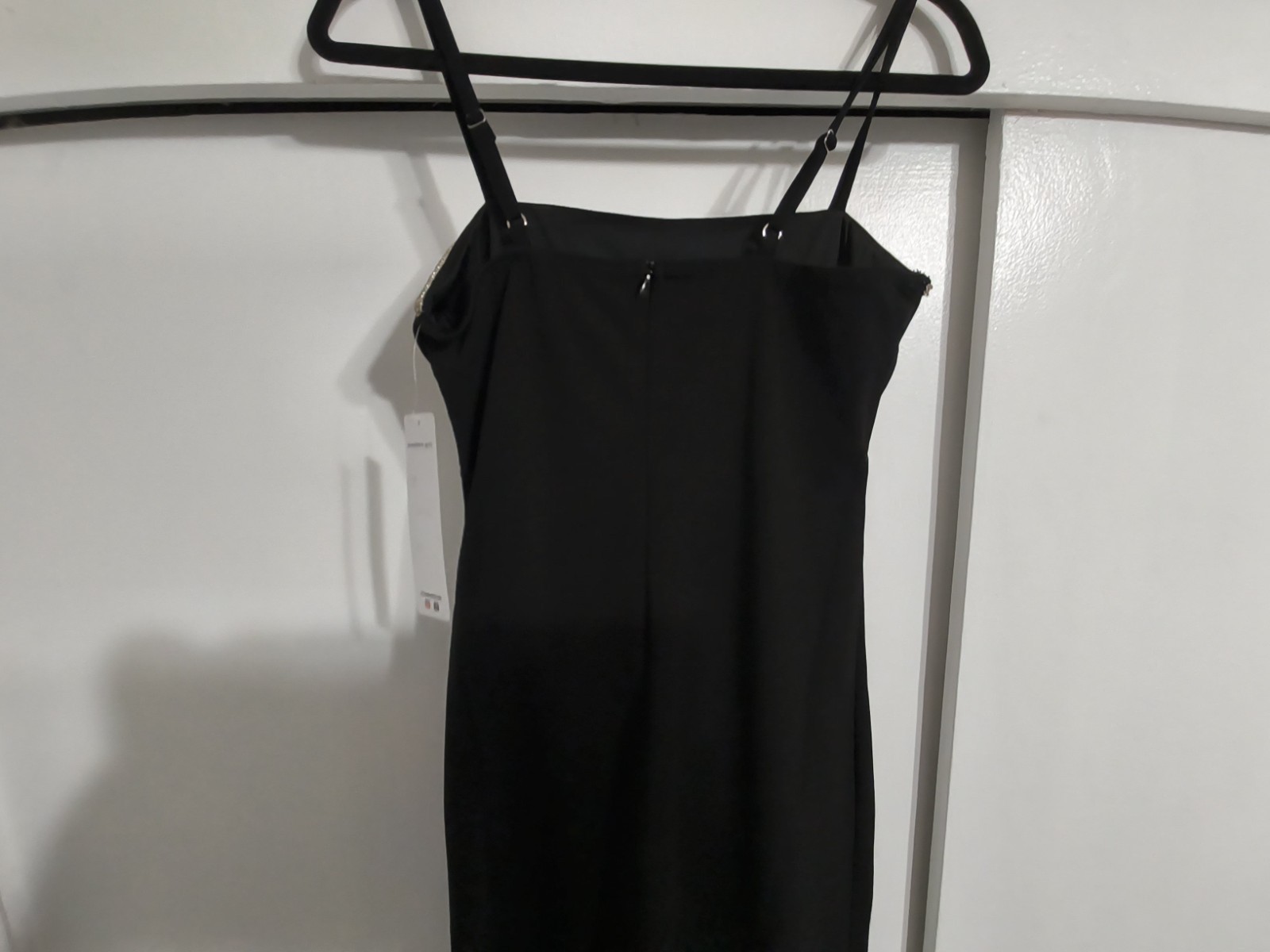 Madden Girl Spaghetti Strap/Square Neck Party Dress Black (New)-Medium