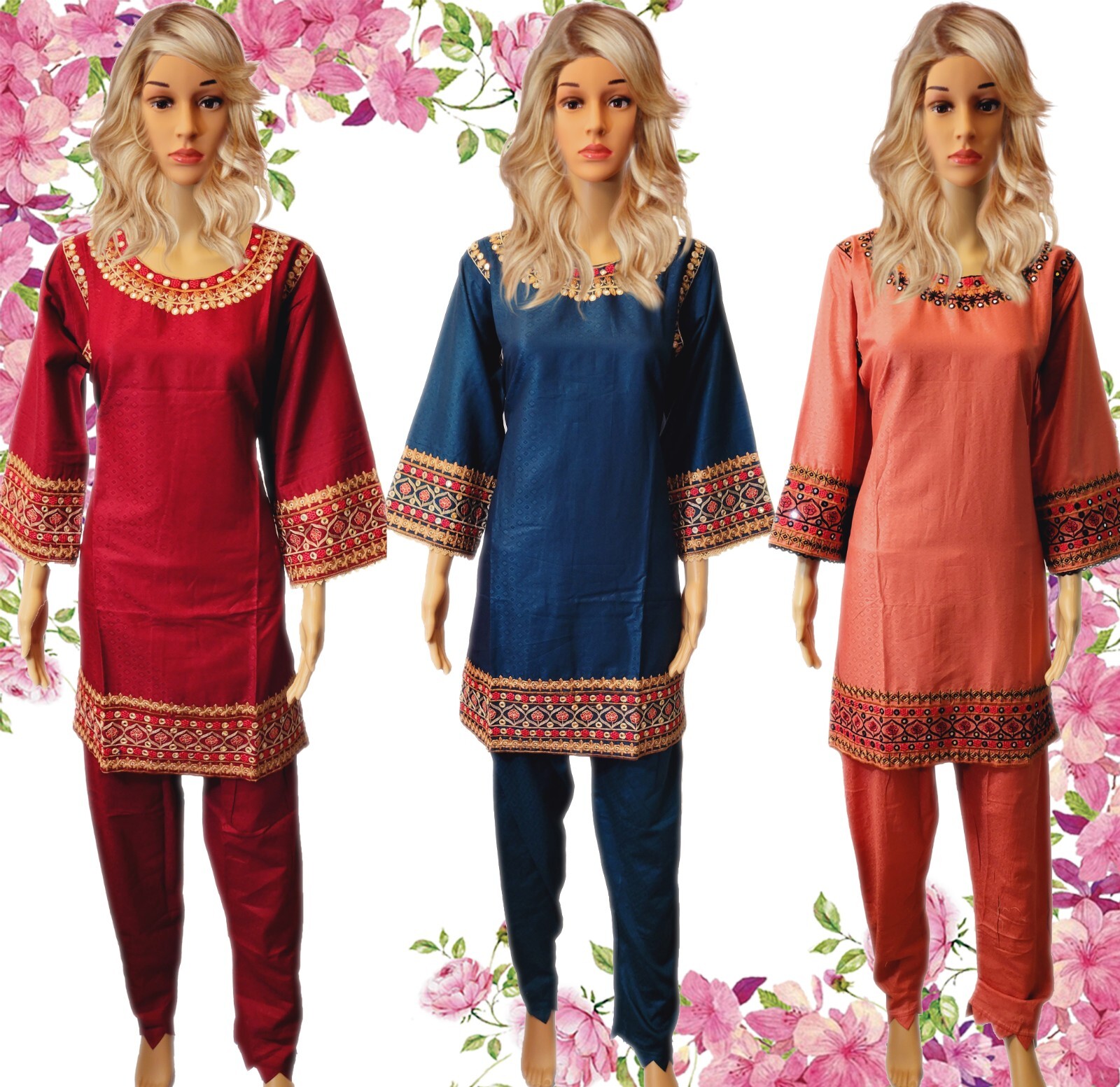 Beautiful Dresses With Different Colors Traditional Hindi Punjabis