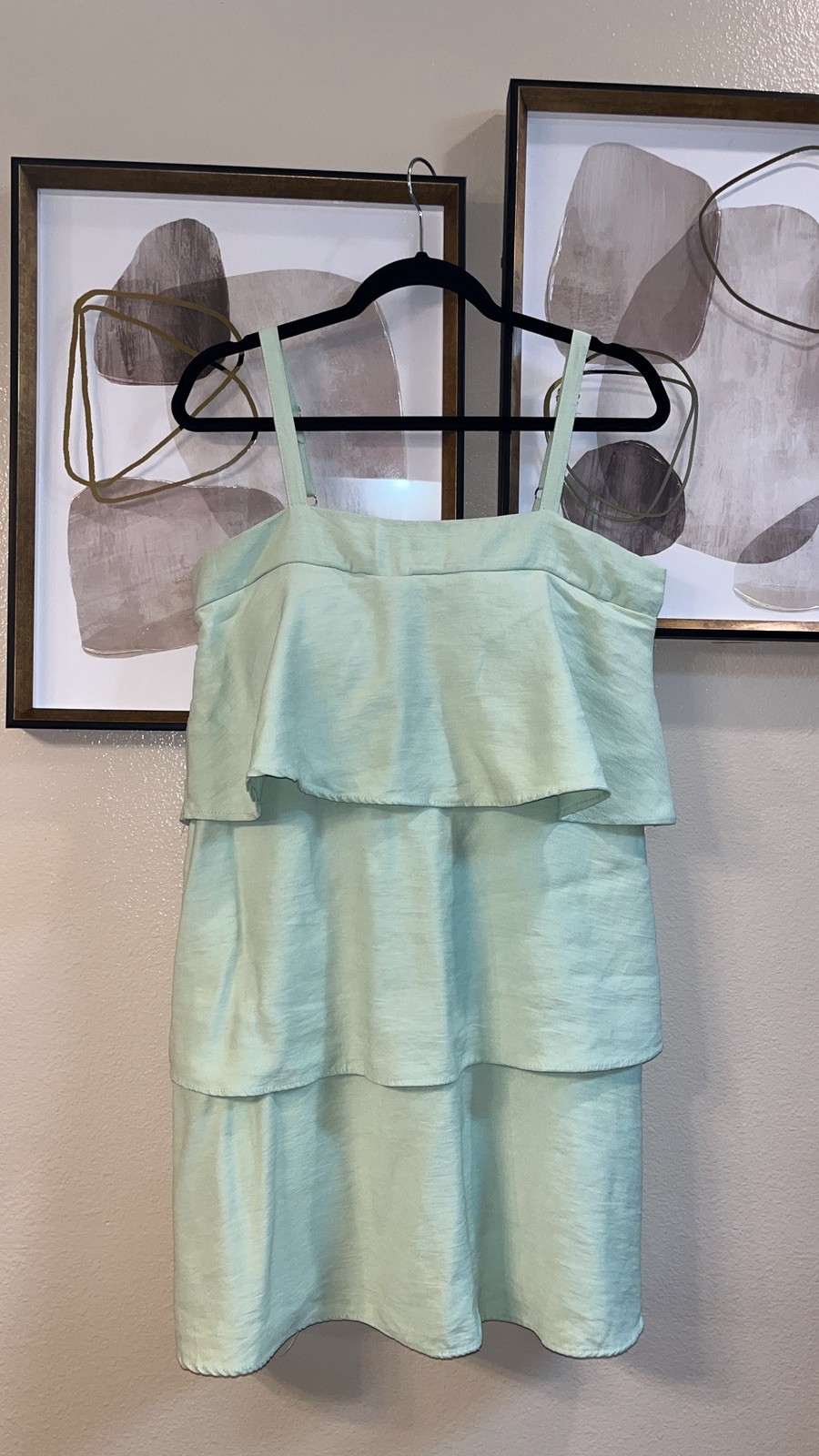 Mushuk Modas (Brasil) mint green tiered dress Size Medium