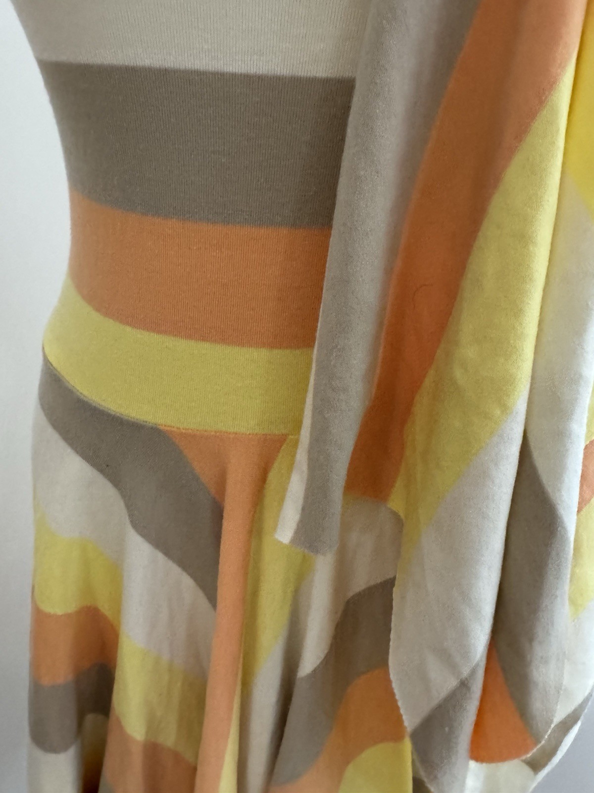 Tiffany Alana Strapless Multicolor Striped Knit Dress SZ M/L Vintage Y2K 20+YO