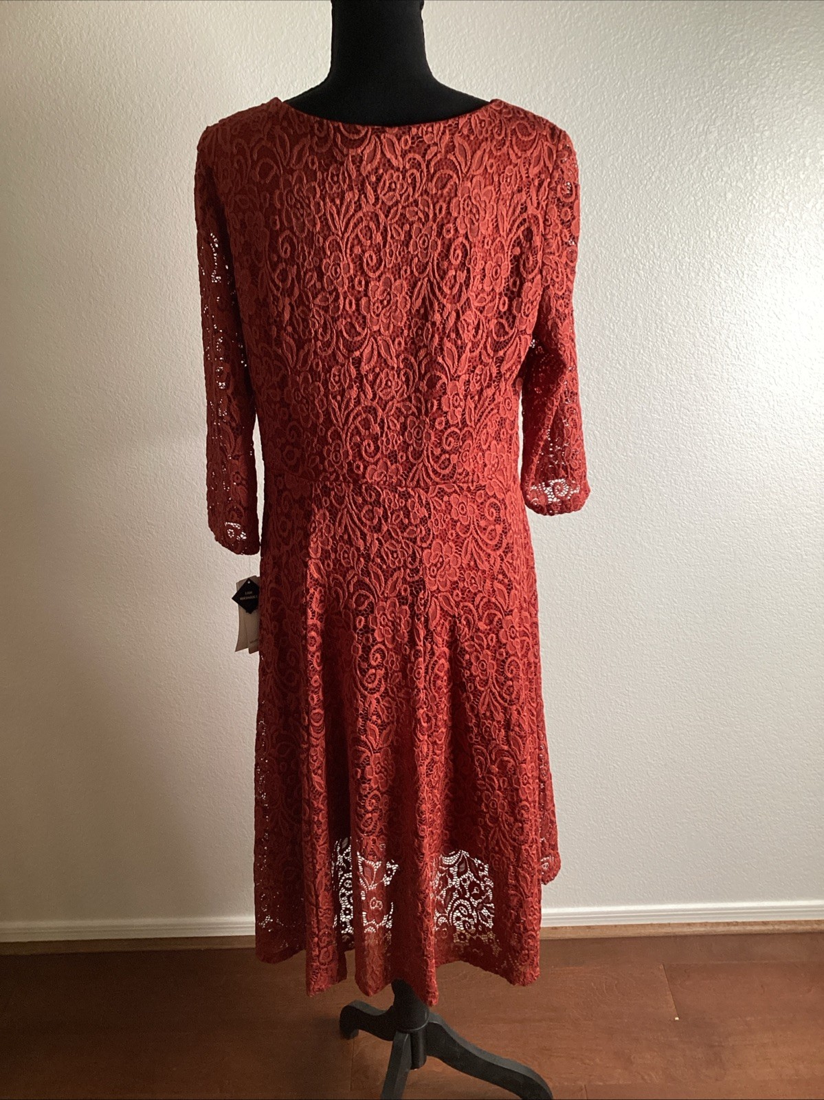 Studio One New York Dress Color Rust Size 12
