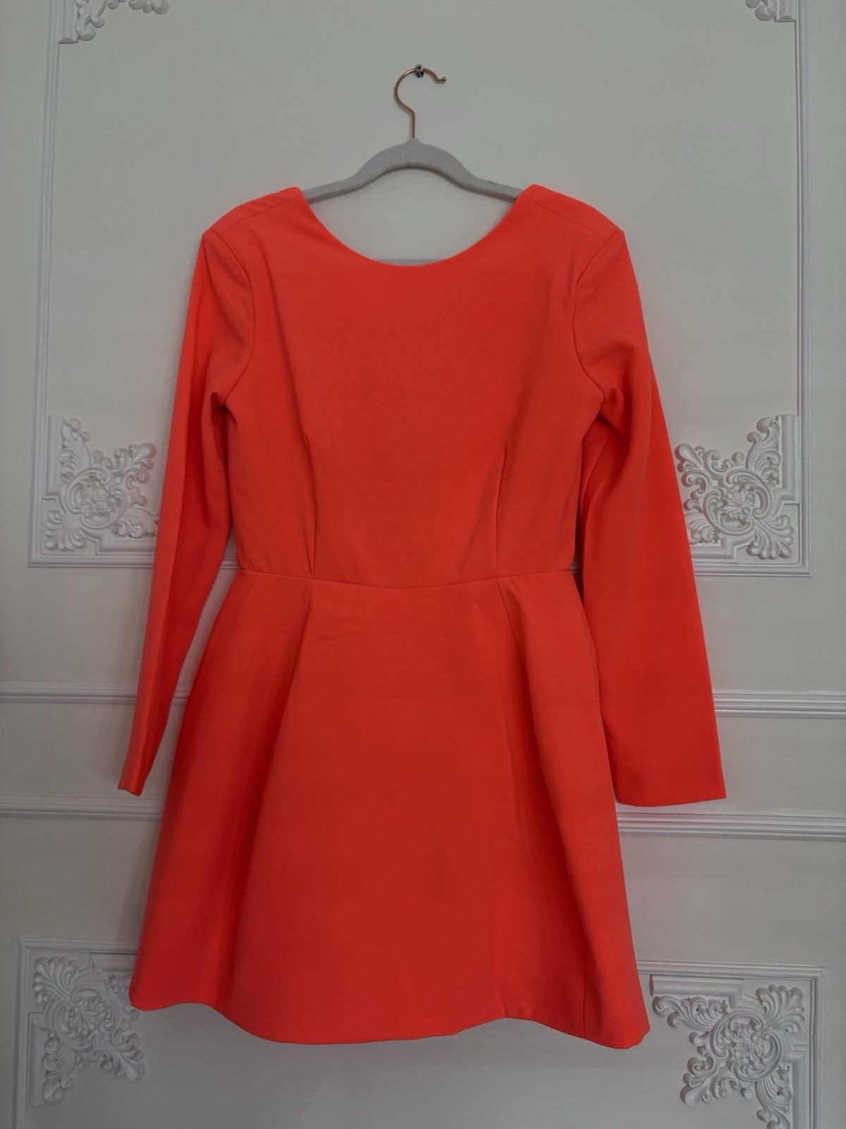 AQAQ ~ Orange Backless Dress ~size 10