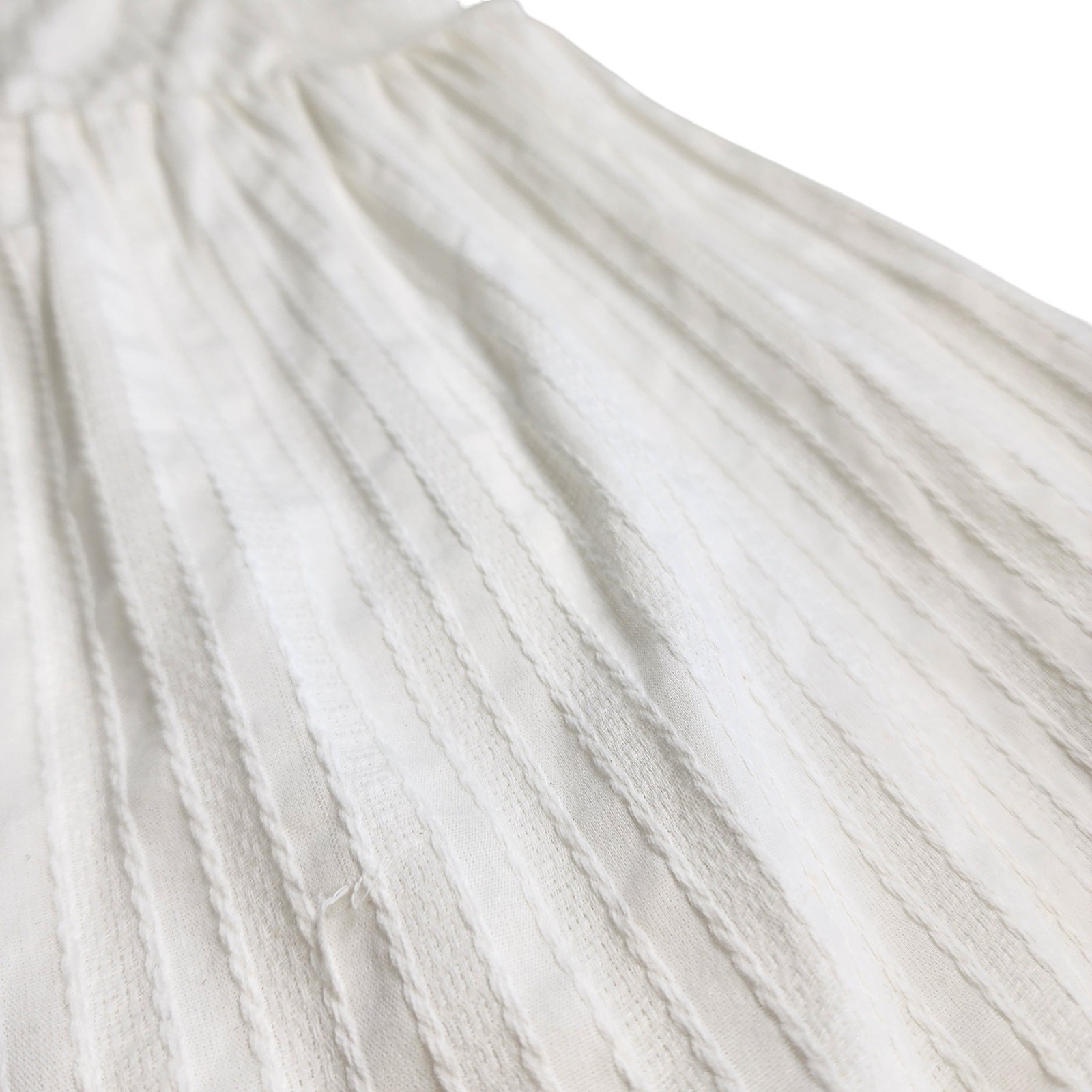 Lost + Wander Womens Asymmetrical Midi Dress Size Medium White Boho Bridal Beach
