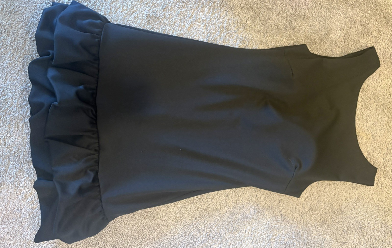 LBD, peplum, ruffle hem, sleeveless, cap sleeve, cocktail, workwear, minimalist