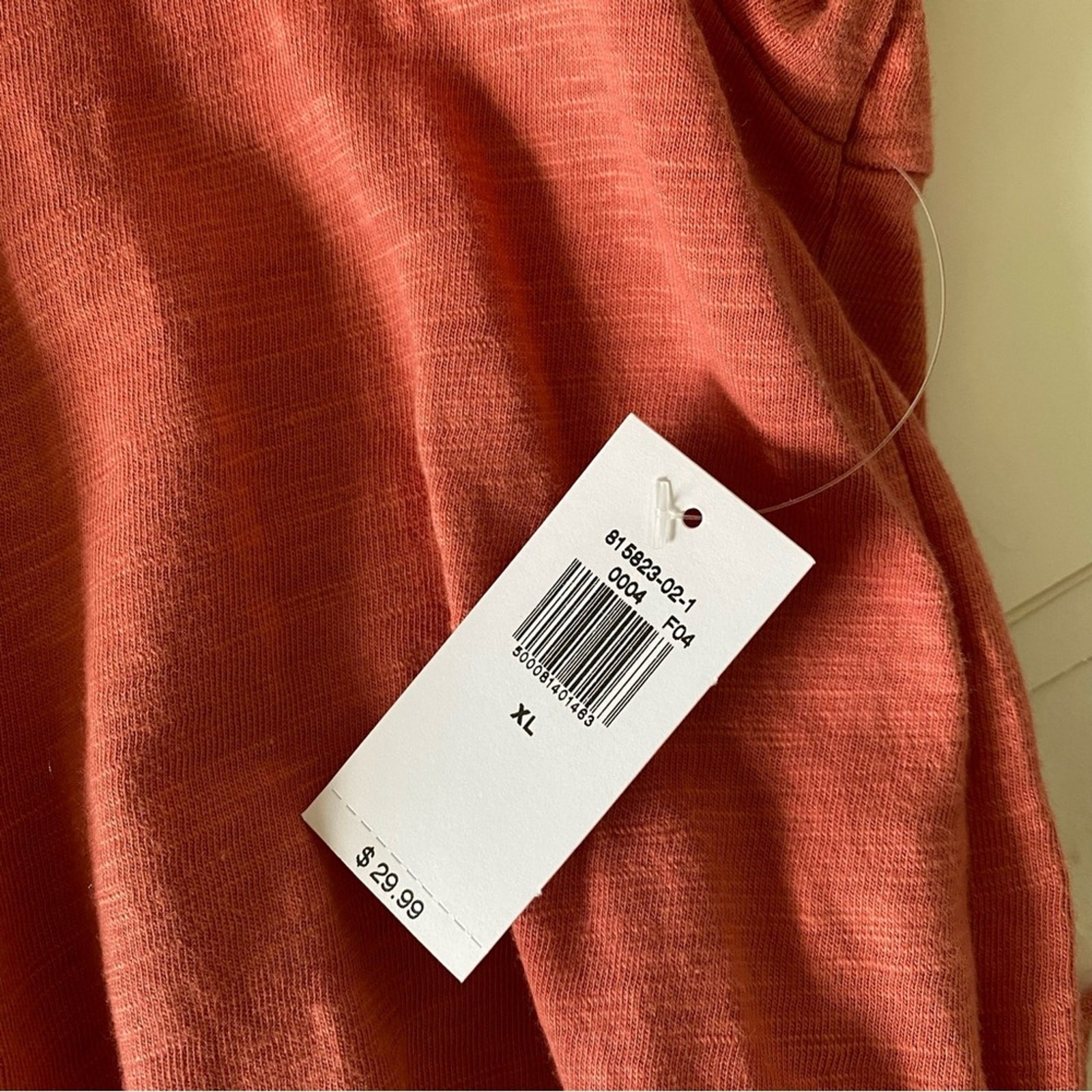 NWT Old Navy Waist-Defined Linen-Blend Mini Dress in Red Basil Size XL