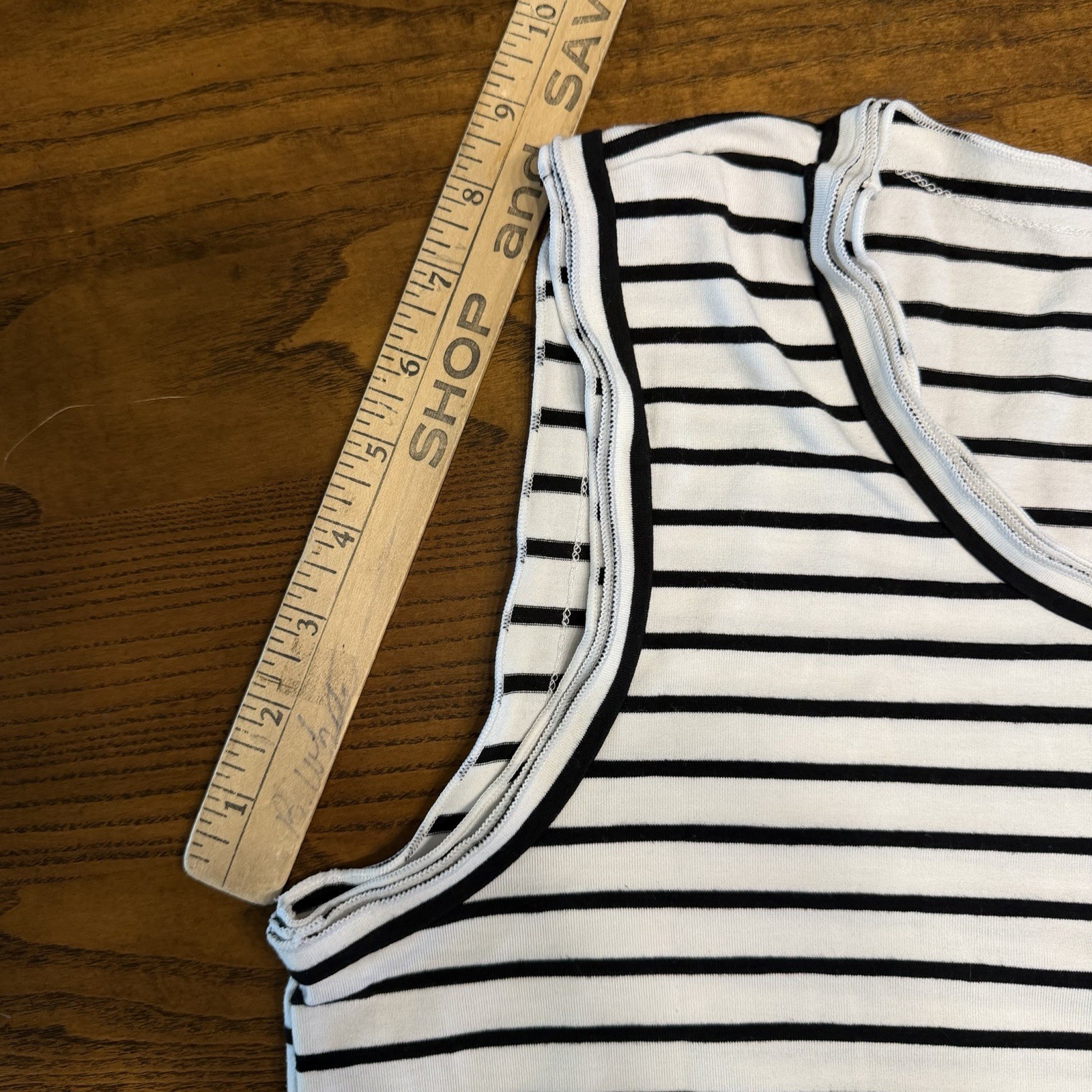 Nina Leonard Black & White Striped Three Tiered Sleeveless Sundress XL